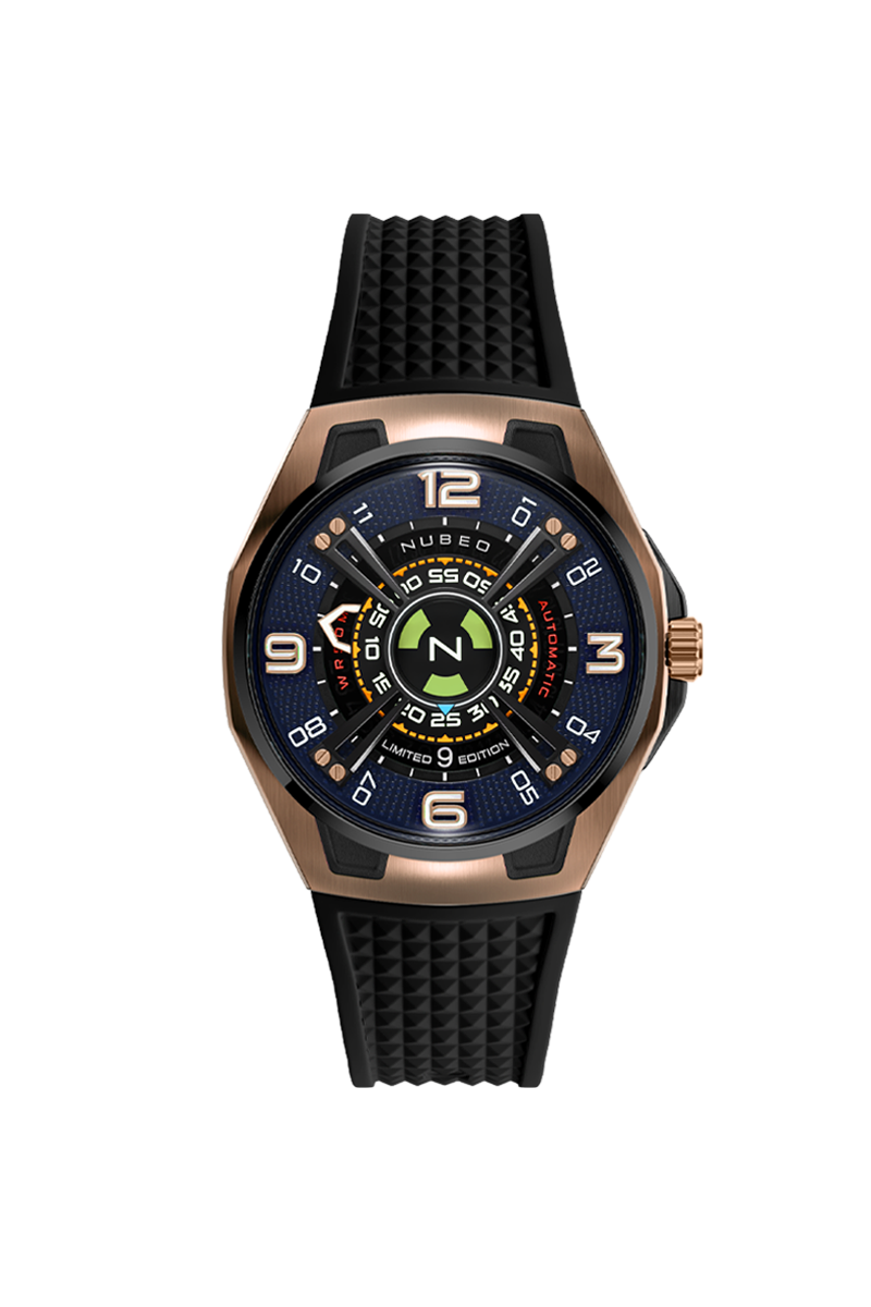 Asteroid Black OAO Automatic Limited Edition Nubeo Watches