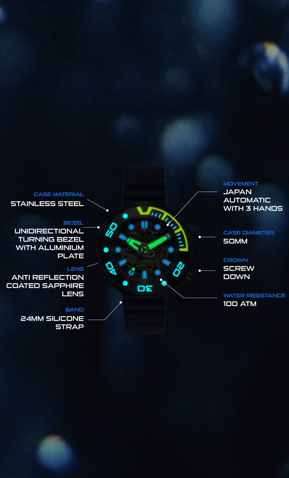 Ventana Skeleton Automatic Limited Edition NB-6113 – Nubeo Watches