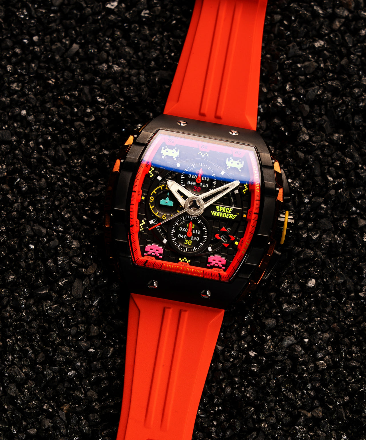 Pixel Red | Magellan Chronograph Space Invaders Limited Edition – Nubeo ...