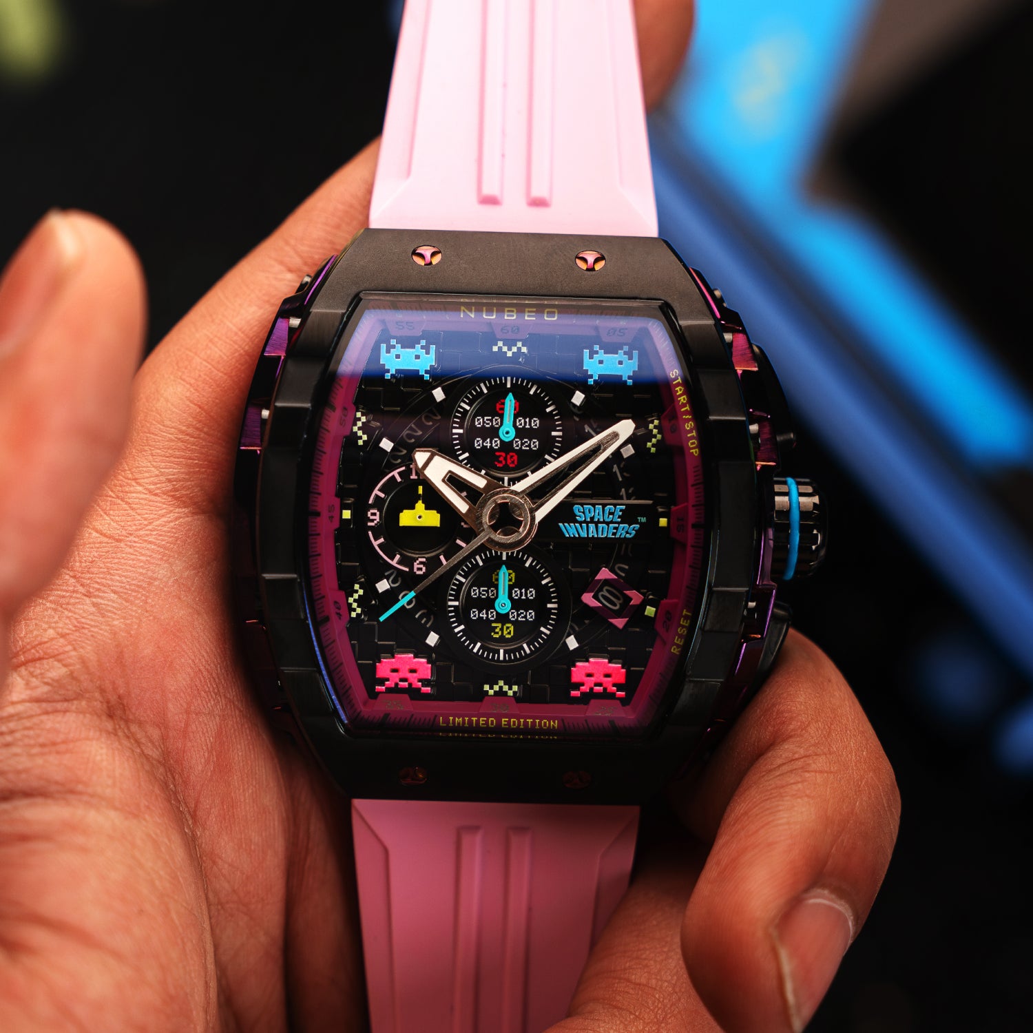Nebula Purple | Magellan Chronograph Space Invaders Limited