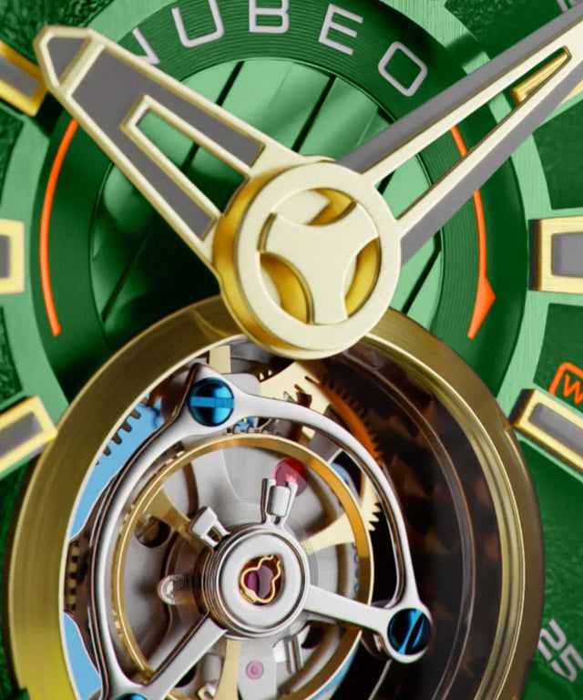Dark Sea Green | Messenger Tourbillon Limited Edition – Nubeo Watches