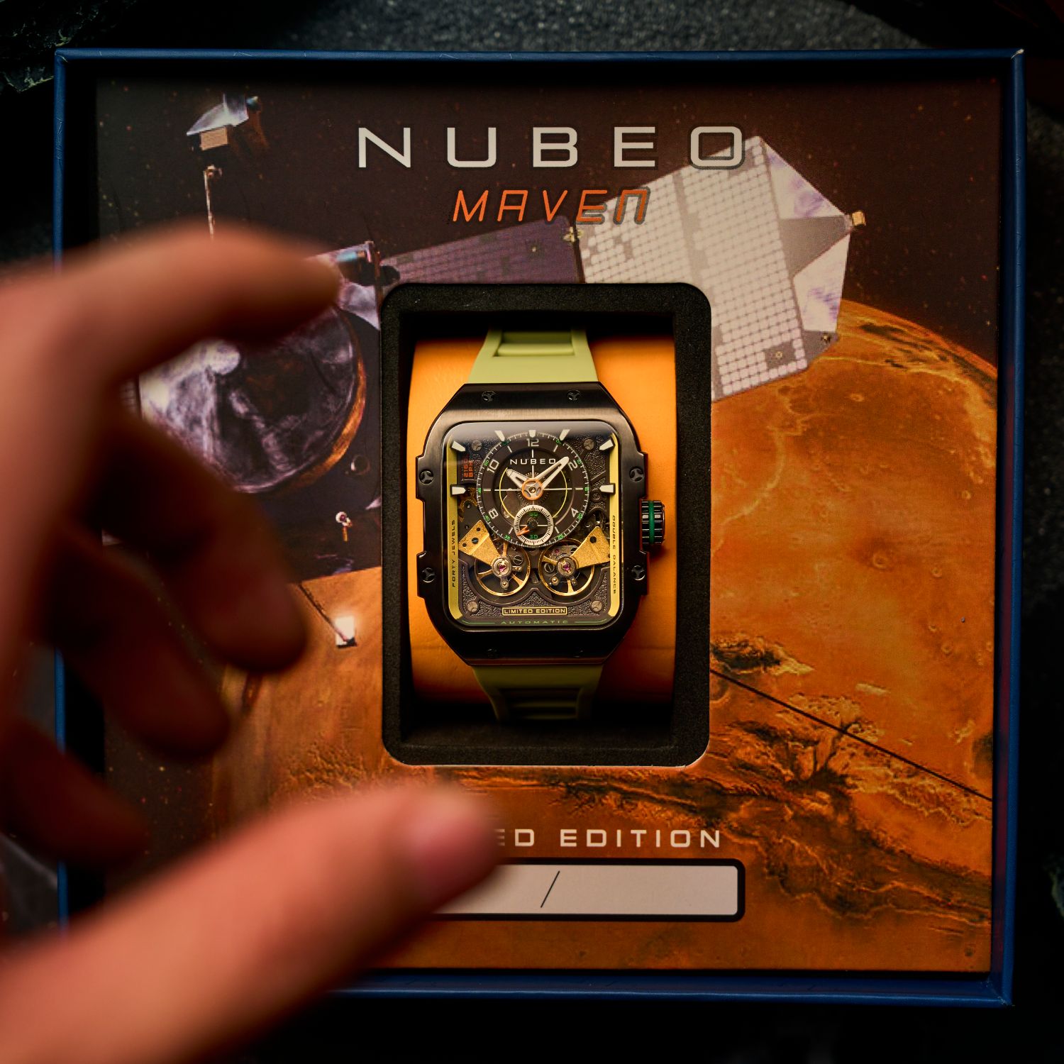 Dark Khaki | Maven Automatic Limited Edition – Nubeo Watches