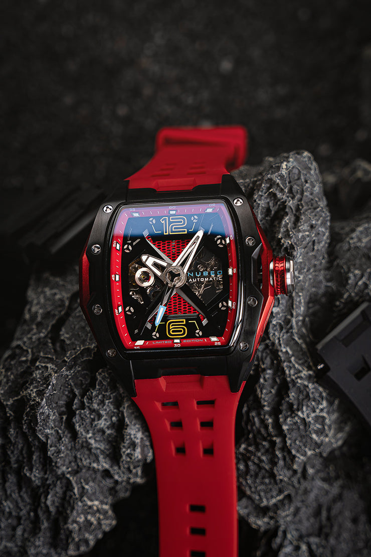 Crimson Black – Nubeo Watches