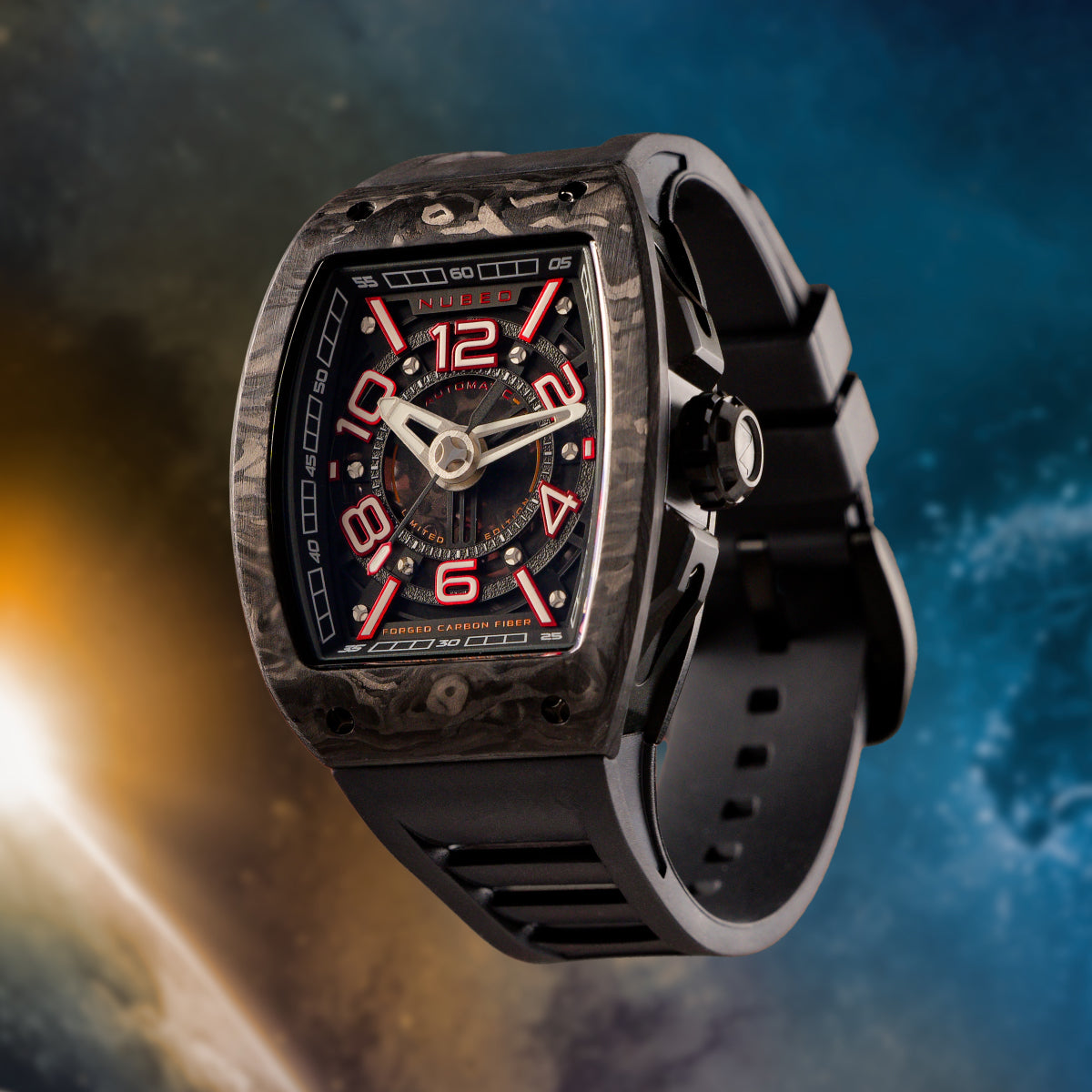 Nubeo Parker Automatic Carbon Yellow Limited Edition 並行輸入品 Carbon Yellow \u2013 Nubeo Watches