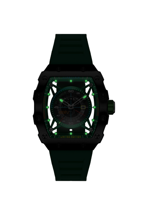 Forest Black | Huygens Automatic Limited Edition – Nubeo Watches