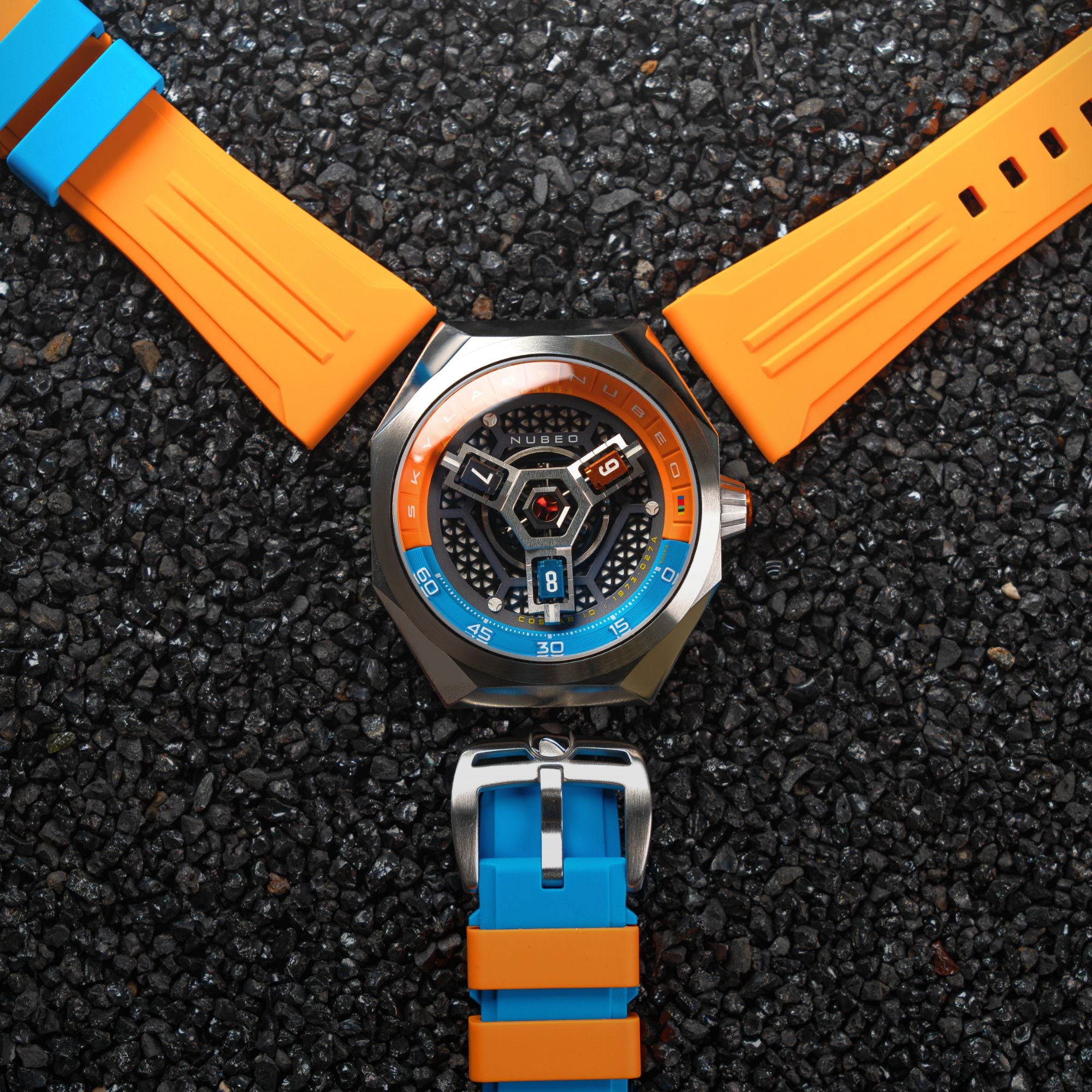 Orange Blue | Skylab Automatic Limited Edition – Nubeo Watches