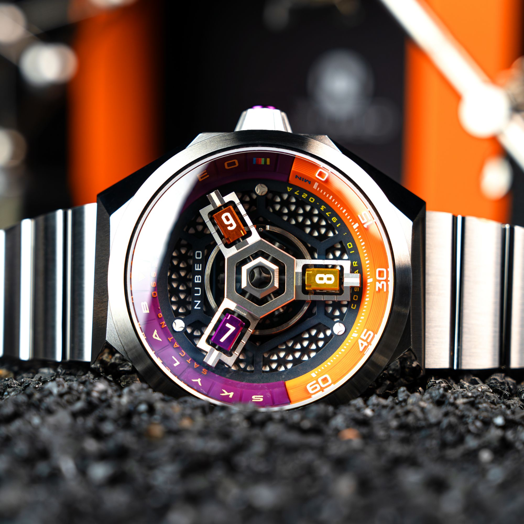 Purple Orange | Skylab Automatic – Nubeo Watches