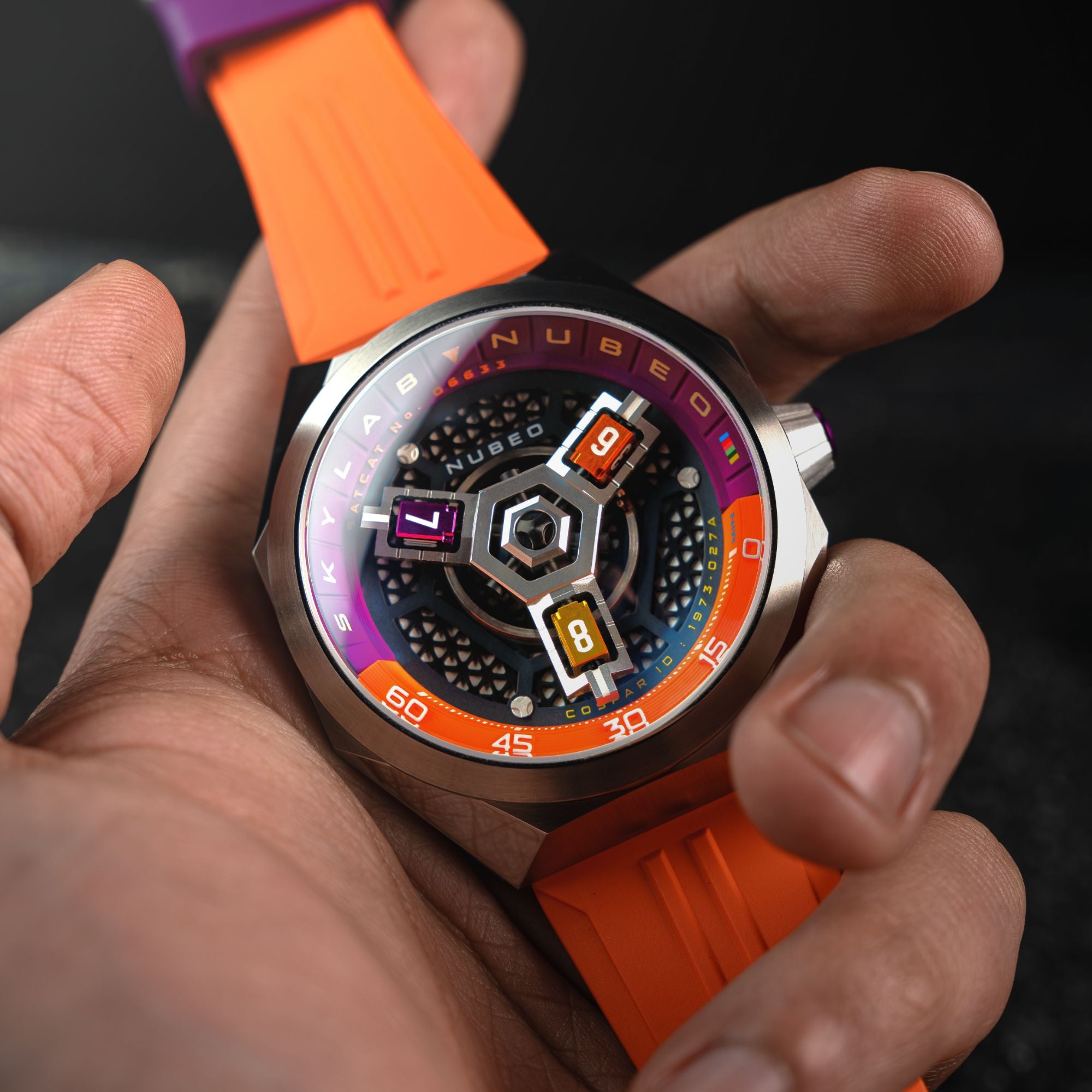 Purple Orange | Skylab Automatic – Nubeo Watches