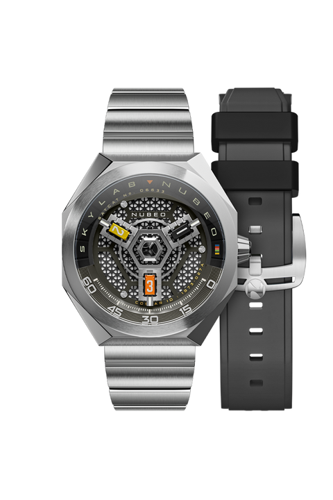 Black Brown | Skylab Automatic – Nubeo Watches Black Brown | Skylab Automatic – Nubeo Watches