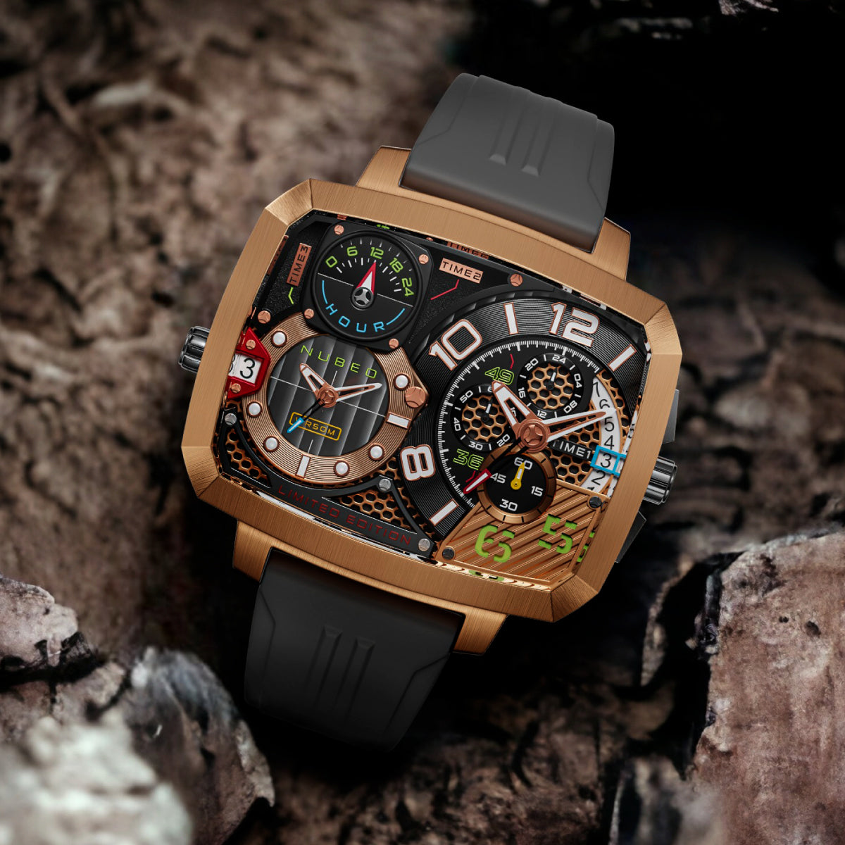 ODYSSEY TRIPLE TIME ZONE CHRONOGRAPH LIMITED EDITION NB-6084