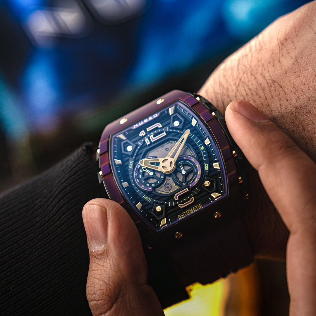 Deep Purple | Magellan 24H Automatic – Nubeo Watches