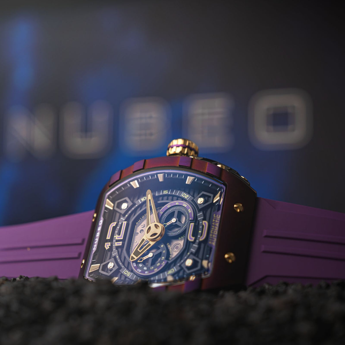 Deep Purple | Magellan 24H Automatic – Nubeo Watches