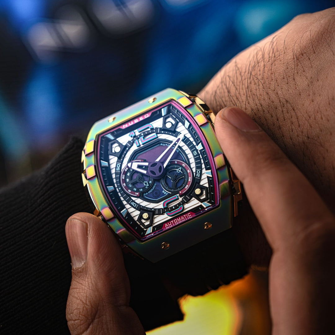 Iridescent Gold | Magellan 24H Automatic – Nubeo Watches