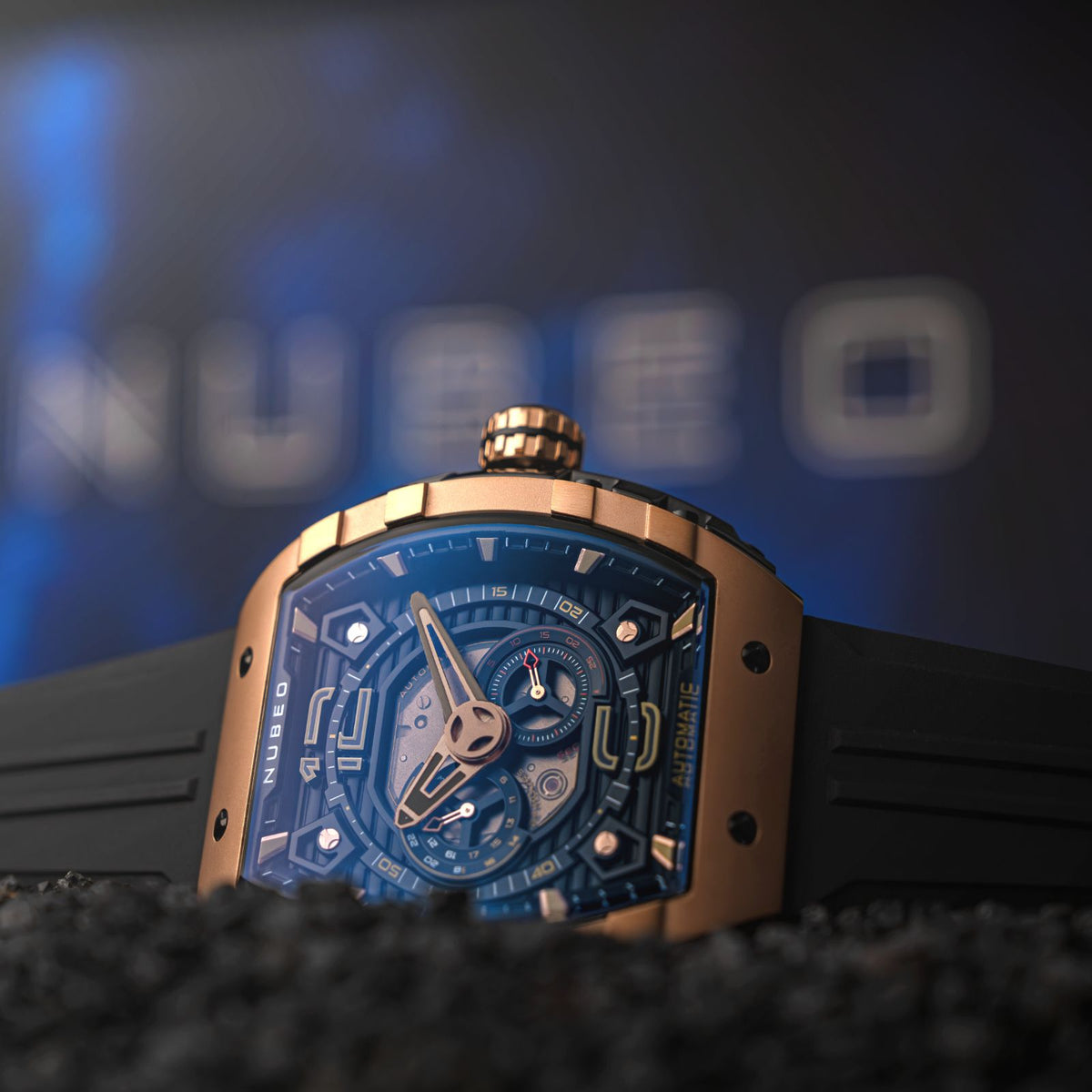 Rose Gold | Magellan 24H Automatic – Nubeo Watches