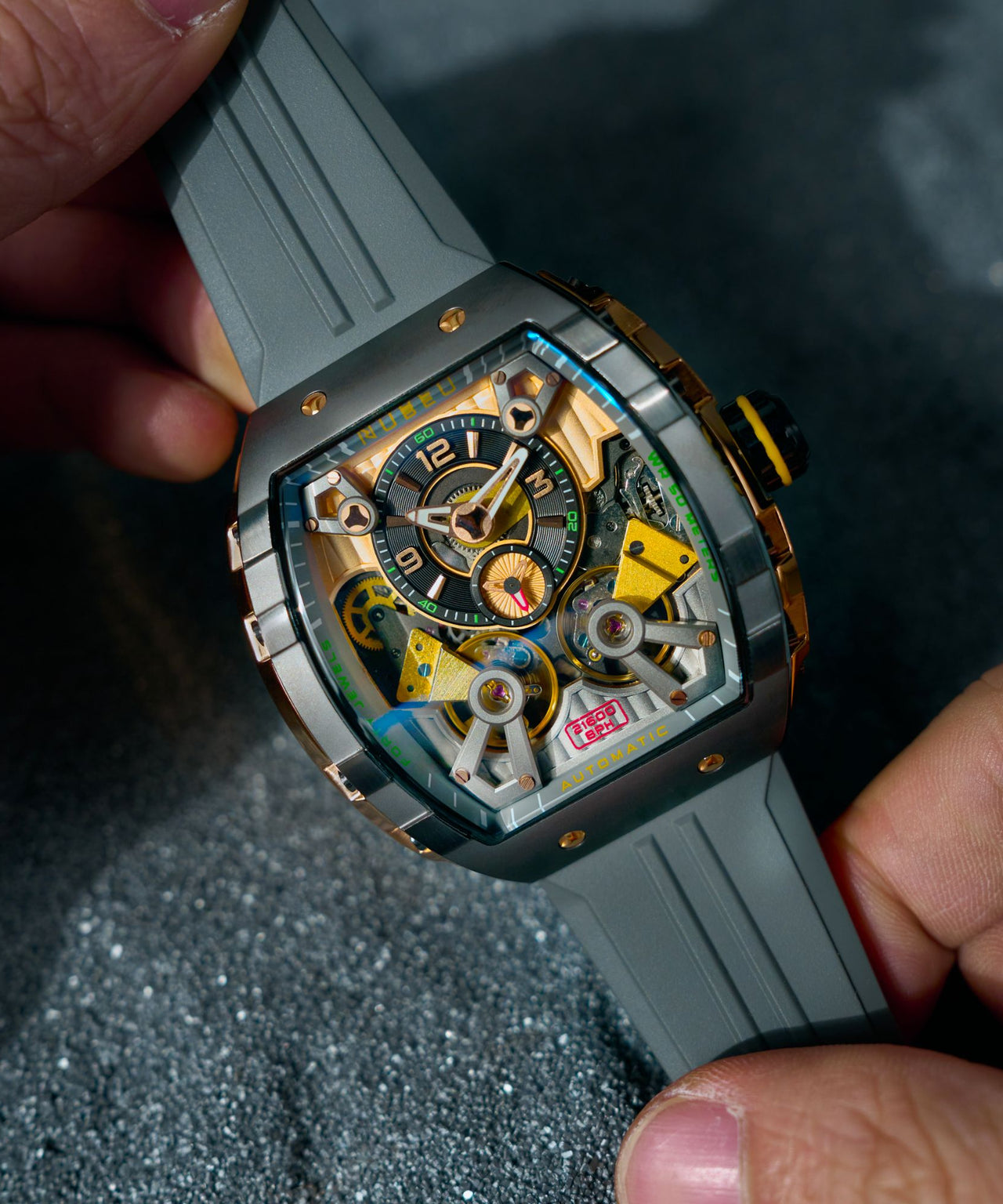Deep Grey | Magellan Double Barrel Automatic – Nubeo Watches