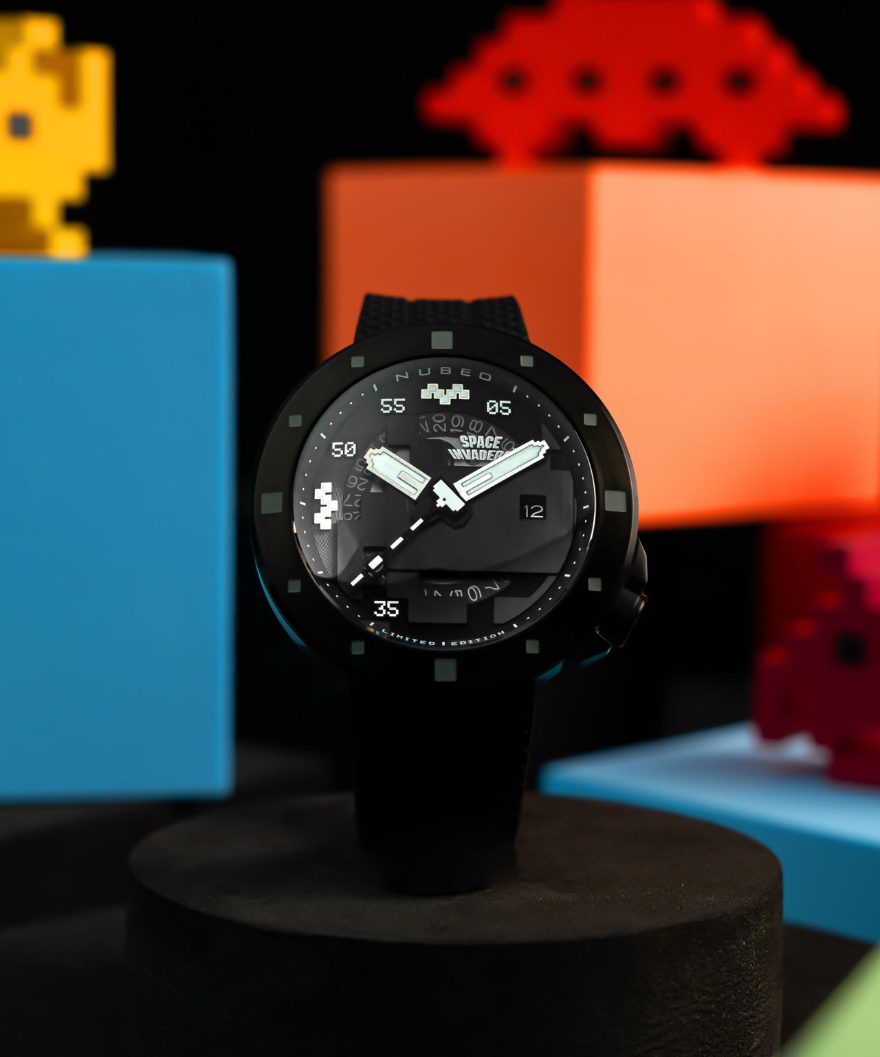 Galactic Shadow | Cassini Automatic Space Invaders Limited Edition ...