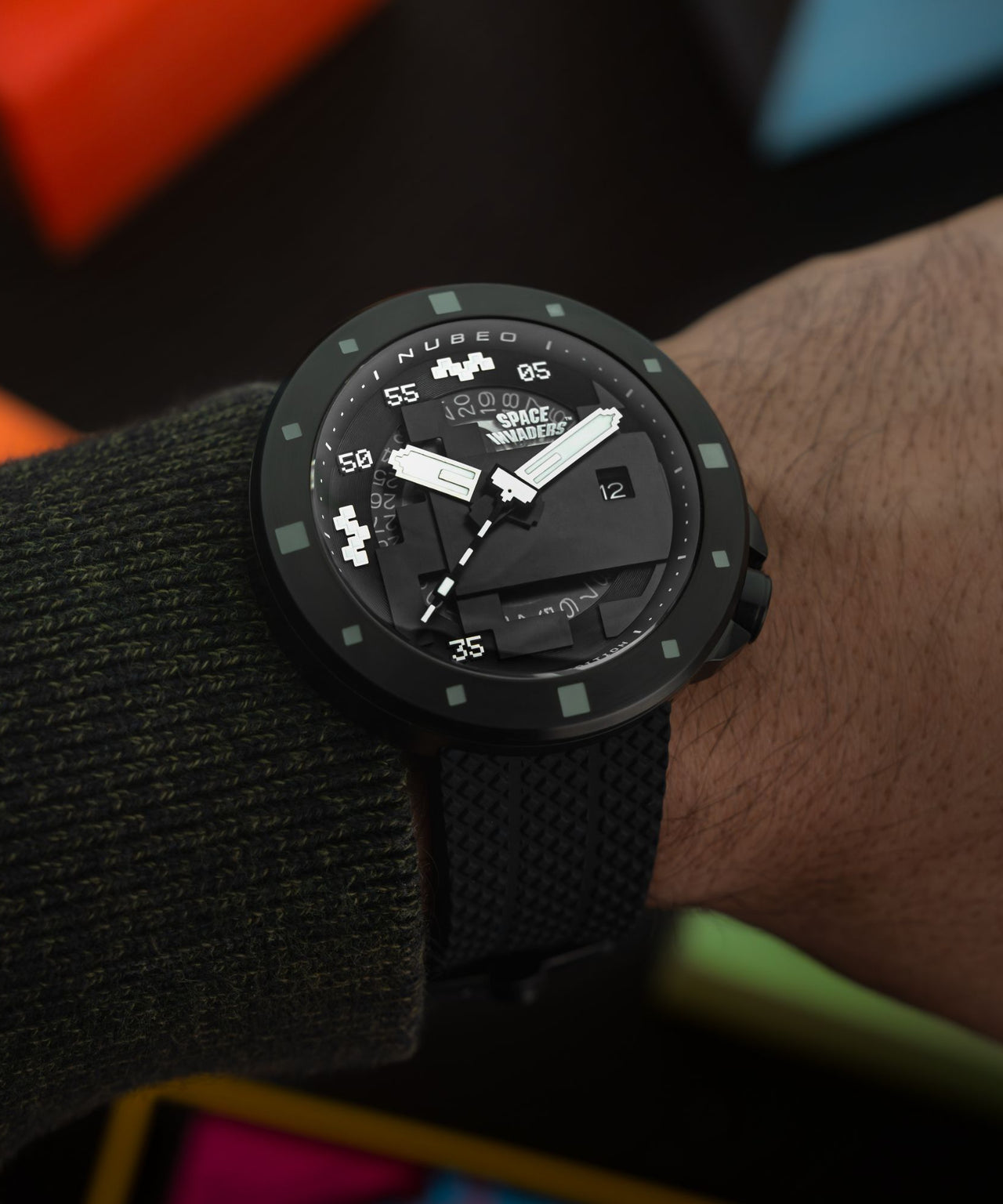 Galactic Shadow | Cassini Automatic Space Invaders Limited Edition ...