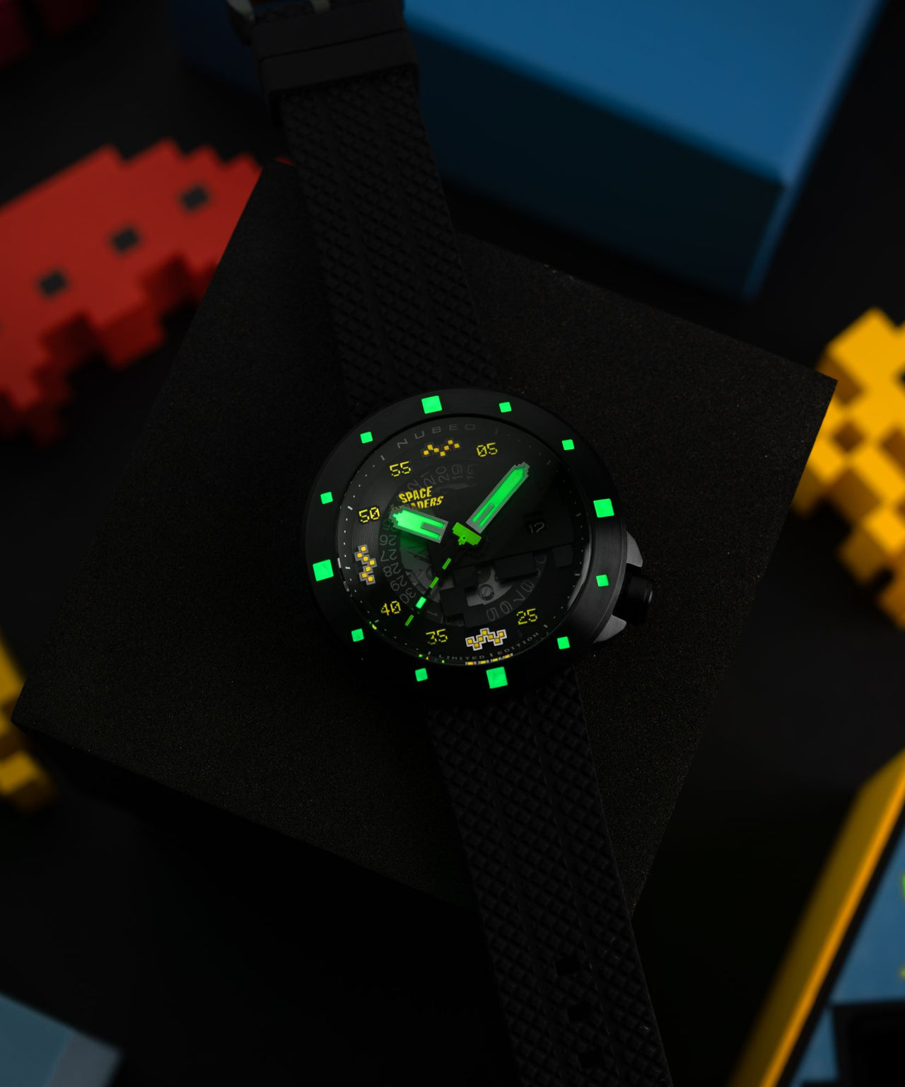 Eclipse Red | Cassini Automatic Space Invaders Limited Edition – Nubeo ...