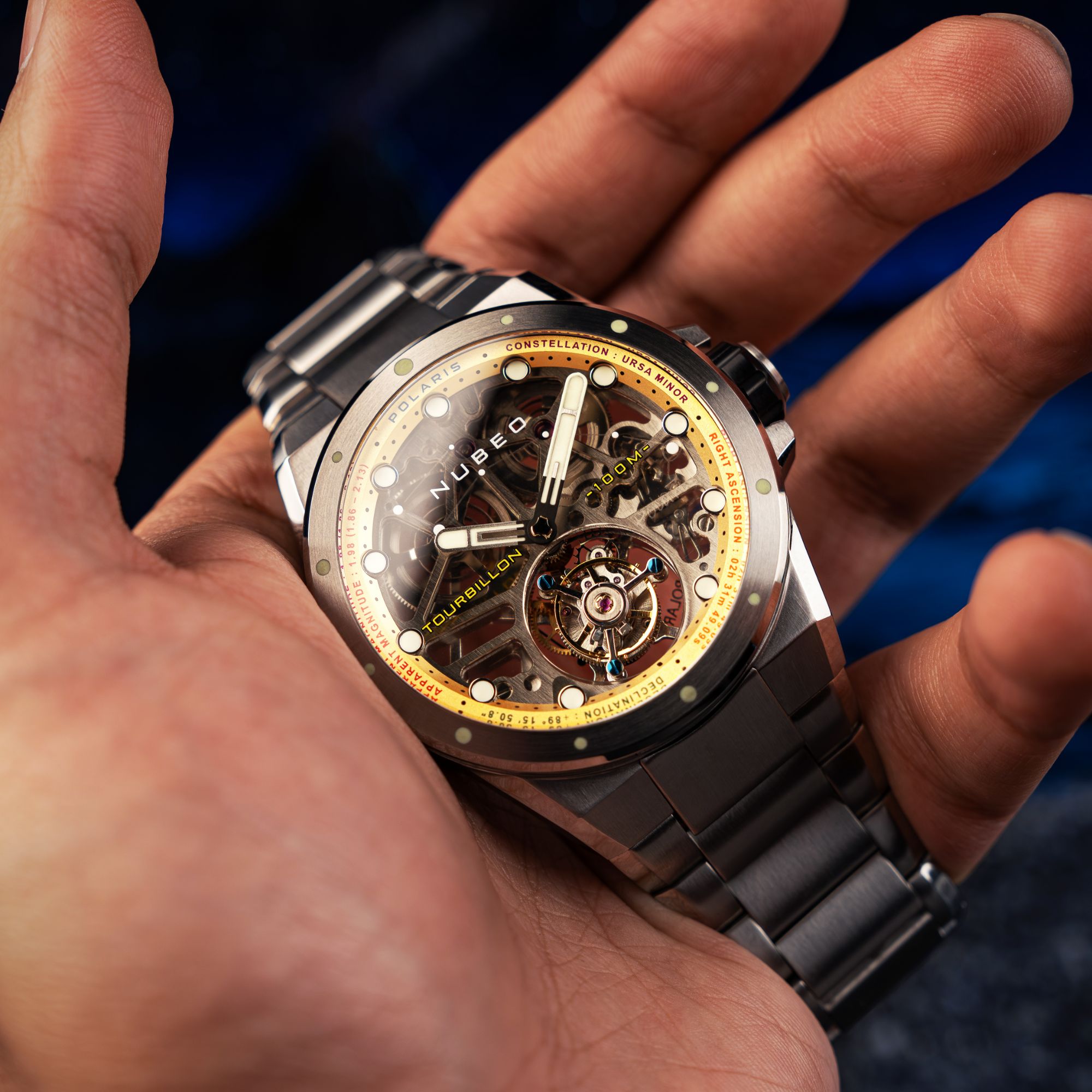 Sphere Silver | Polaris Tourbillon Limited Edition – Nubeo Watches