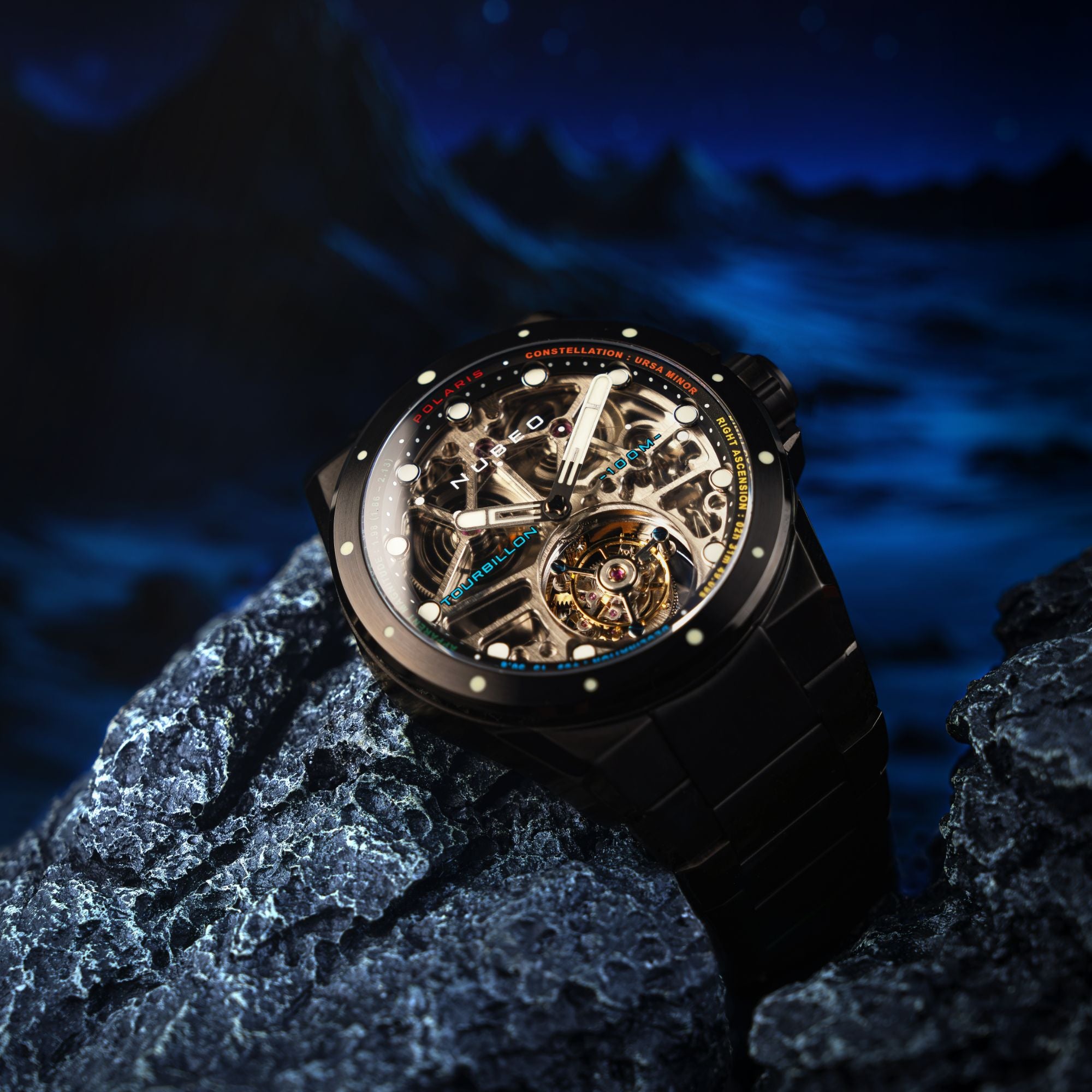 Dark Void | Polaris Tourbillon Limited Edition – Nubeo Watches