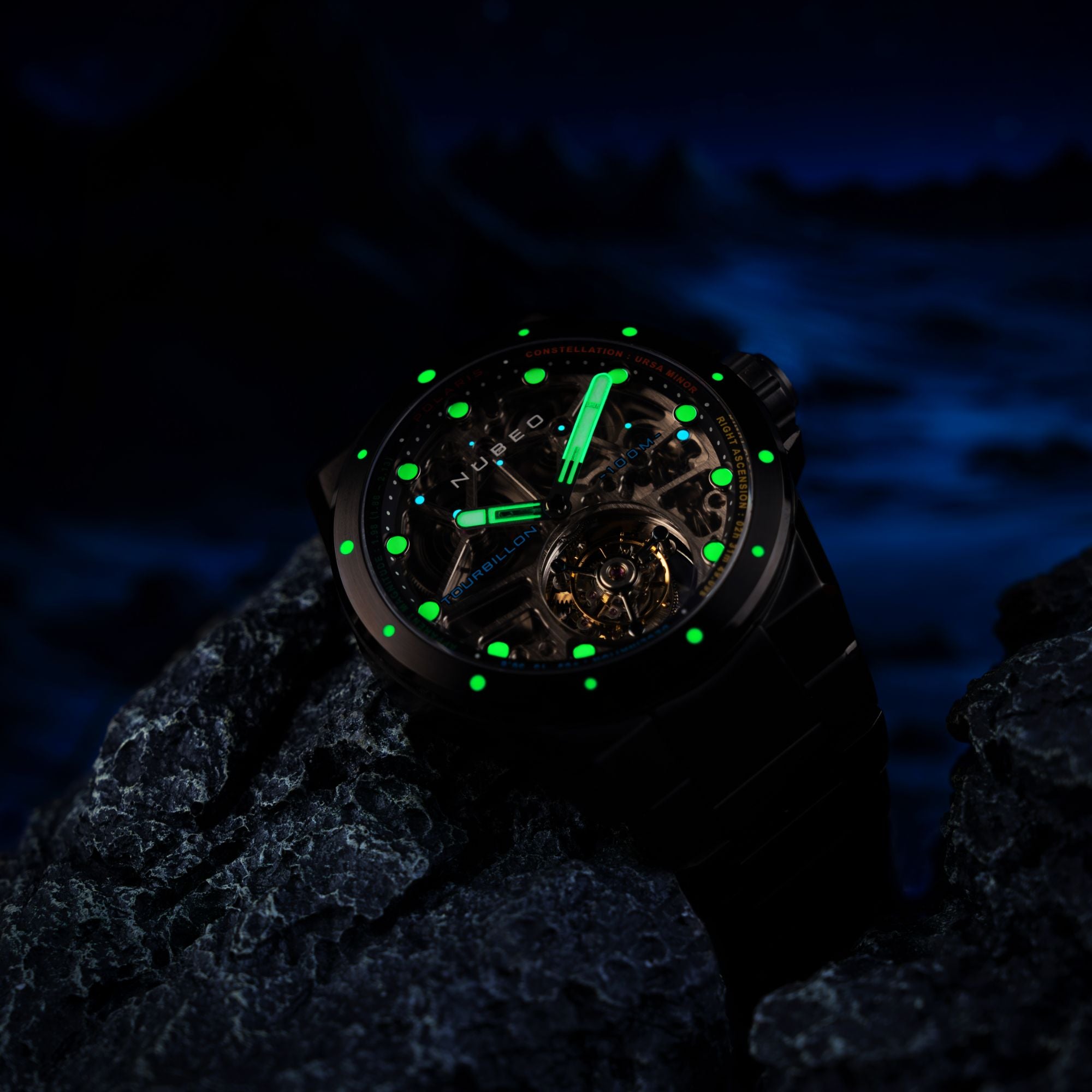Dark Void | Polaris Tourbillon Limited Edition – Nubeo Watches
