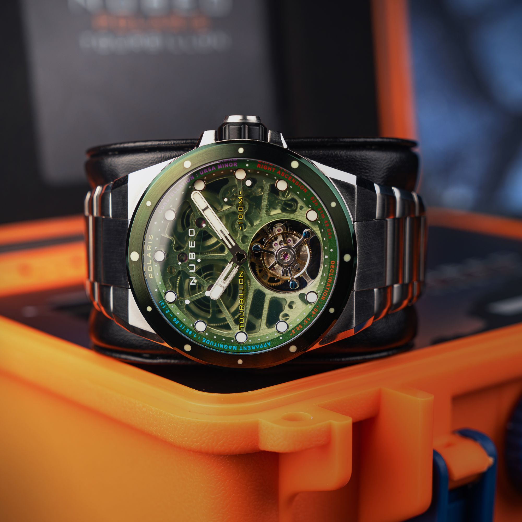 TOURBILLON BOUNDLESS 限定盤 非売品 Space Green | Polaris Tourbillon Limited Edition – Nubeo Watches