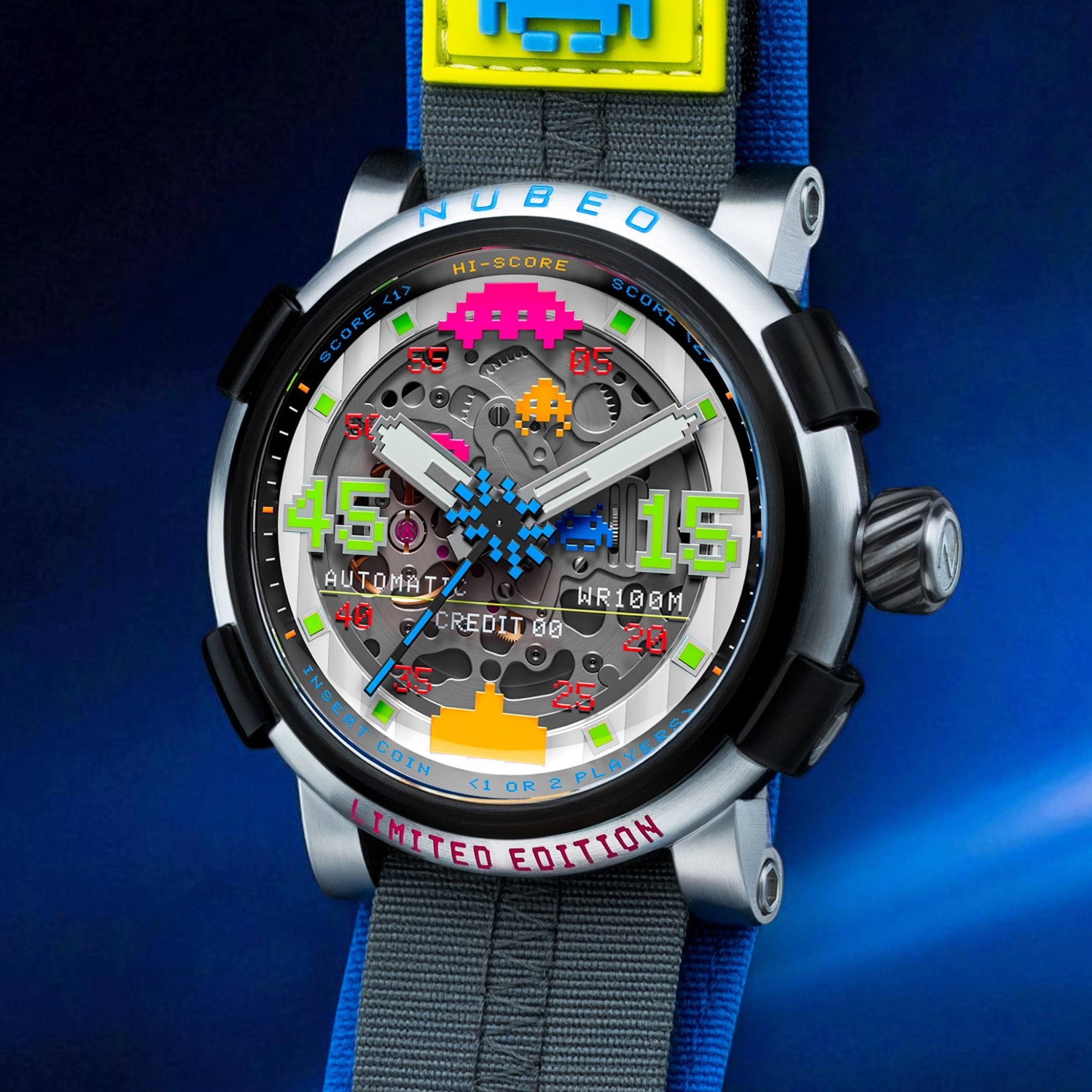 ライコーオー　フラッシュネス Photon Silver | Orion Automatic Limited Edition – Nubeo Watches