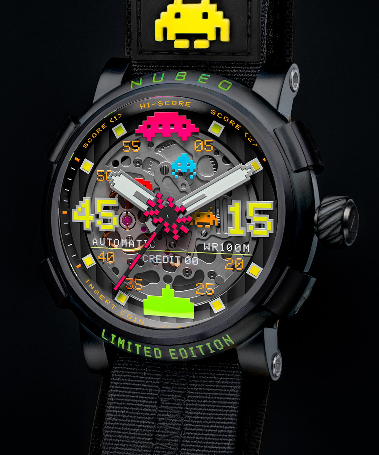 Invaders Watch Invaders Abyss | Orion Automatic Limited Edition – Nubeo Watches