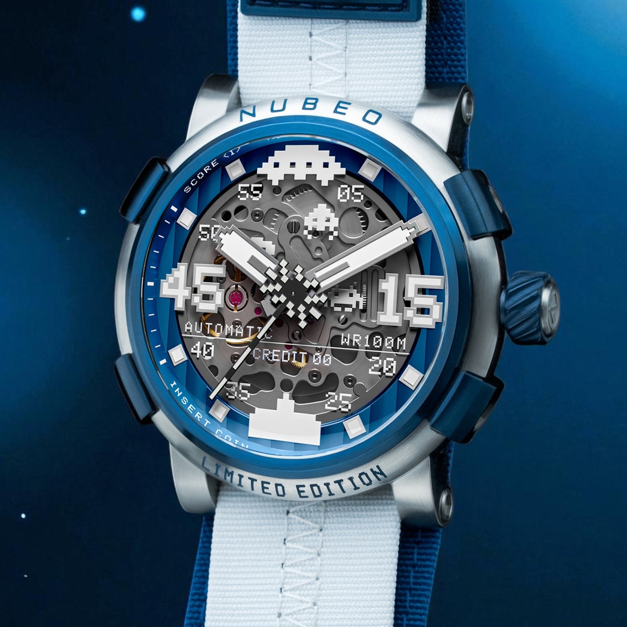 Laser Lagoon | Orion Automatic Limited Edition – Nubeo Watches