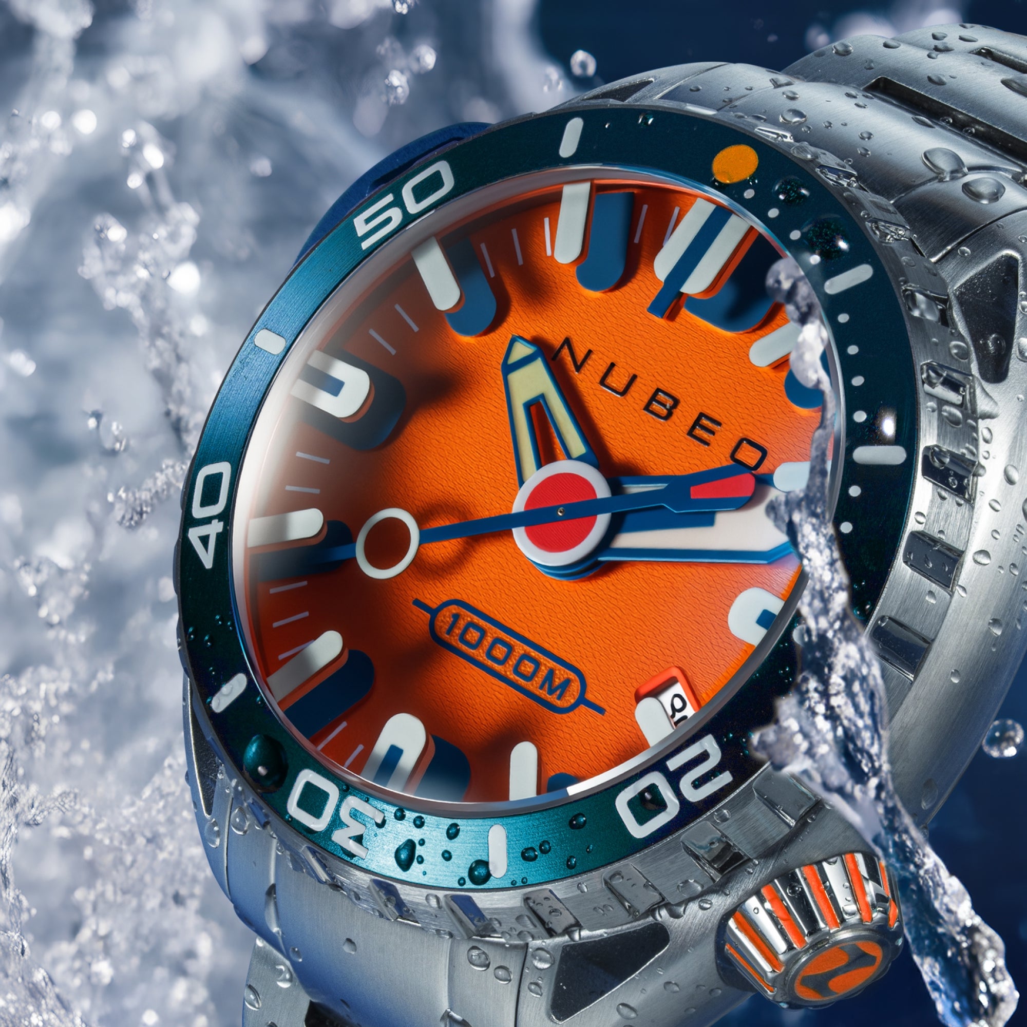 Blaze Orange | Aluminaut Automatic Limited Edition – Nubeo Watches