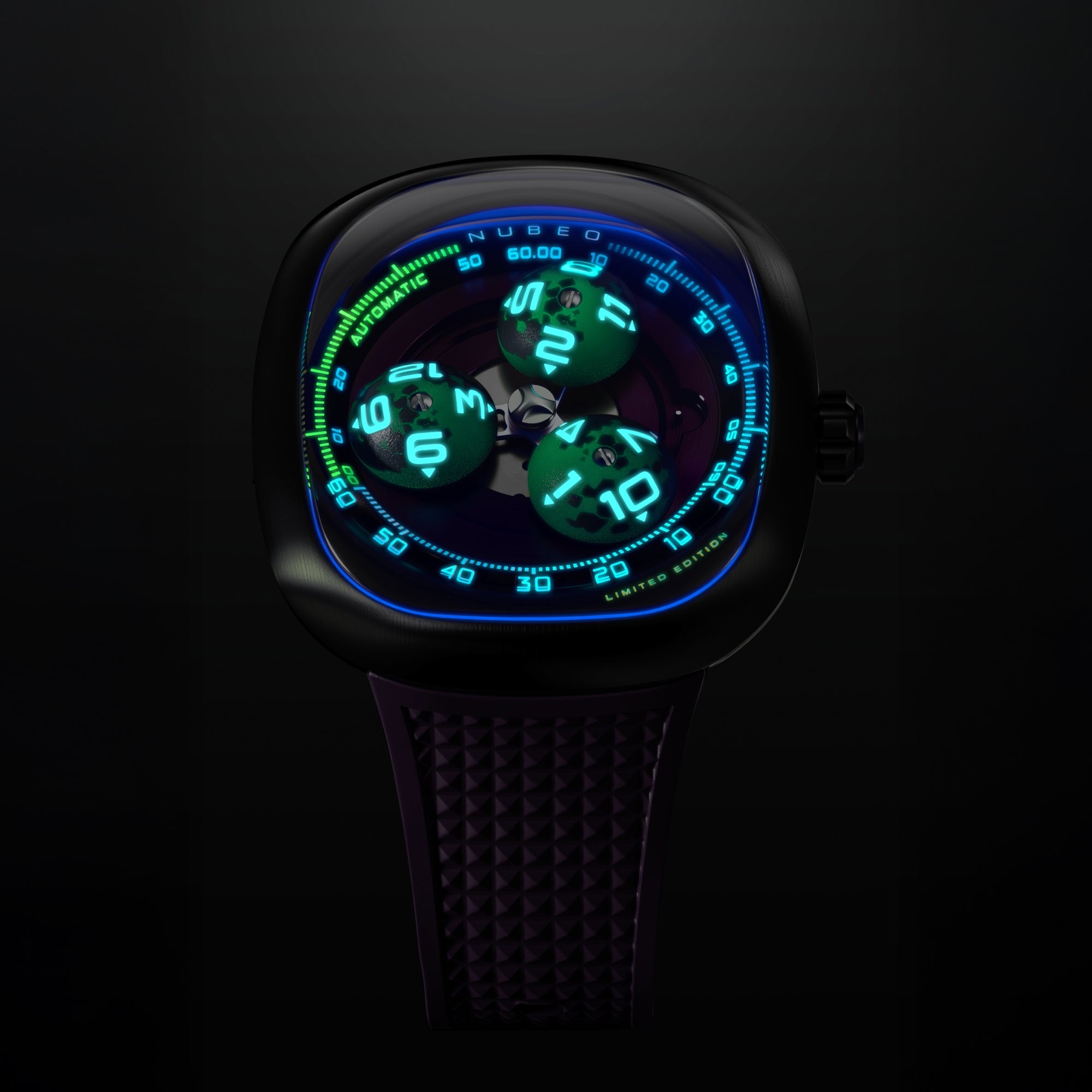 Galactic Purple | Tri-star Orbit Automatic Limited Edition – Nubeo