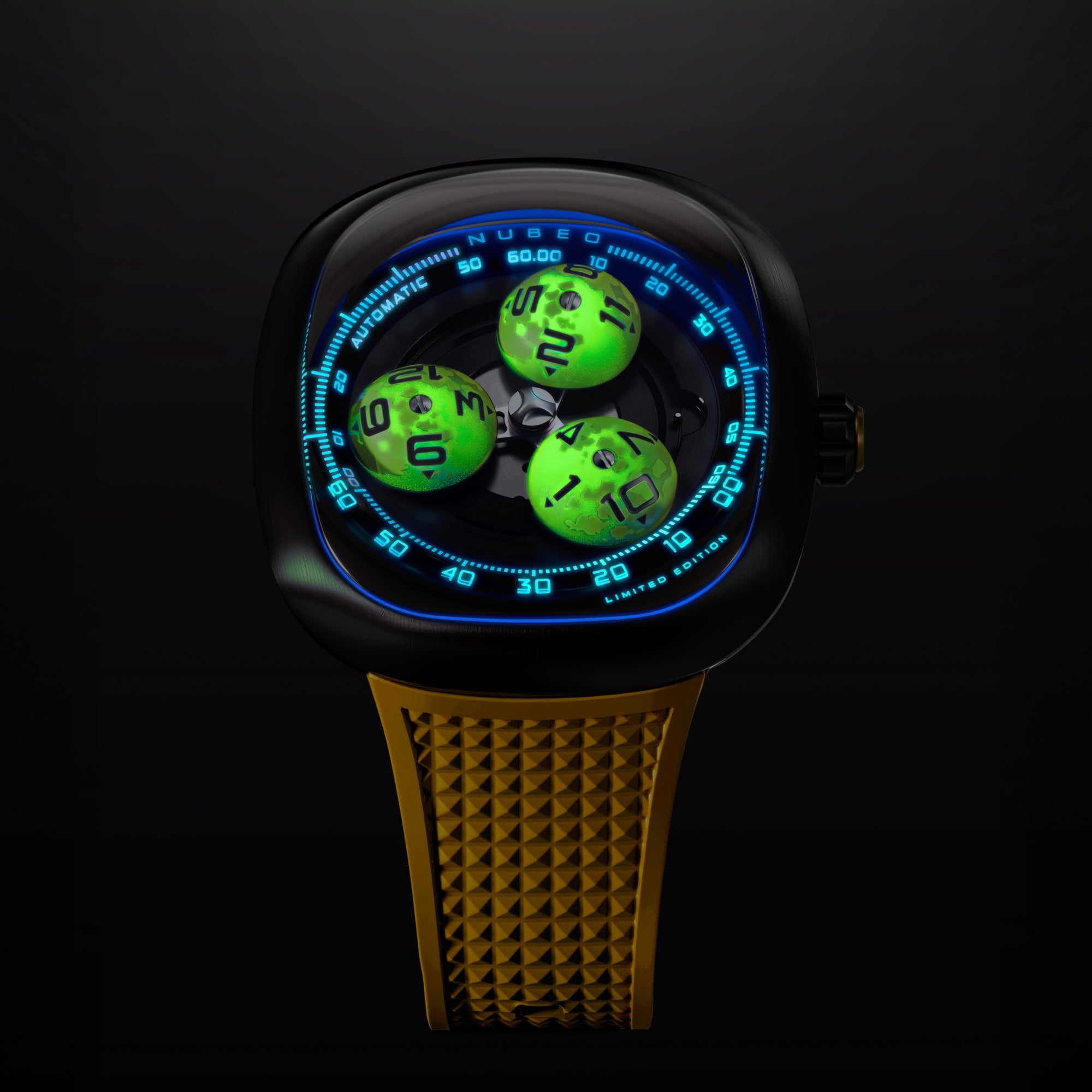 ヌーラビオ Supernova Yellow | Tri-star Orbit Automatic Limited Edition