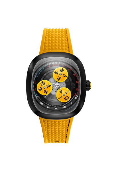 Supernova Yellow | Tri-star Orbit Automatic Limited Edition
