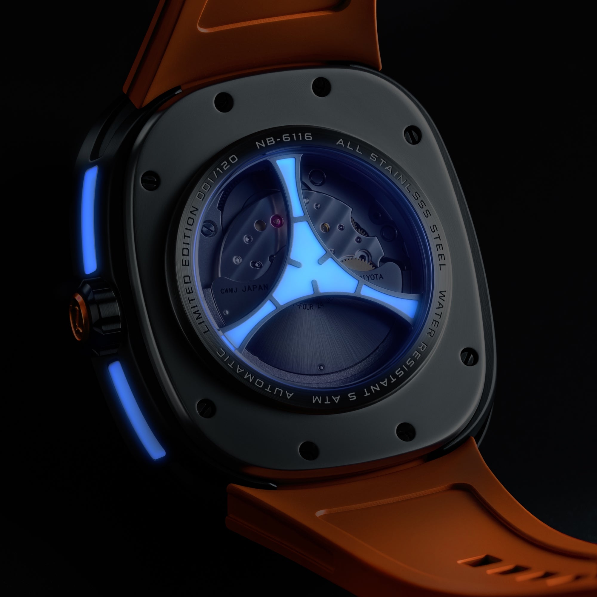 Cosmic Tangerine | Tri-star Orbit Automatic Limited Edition