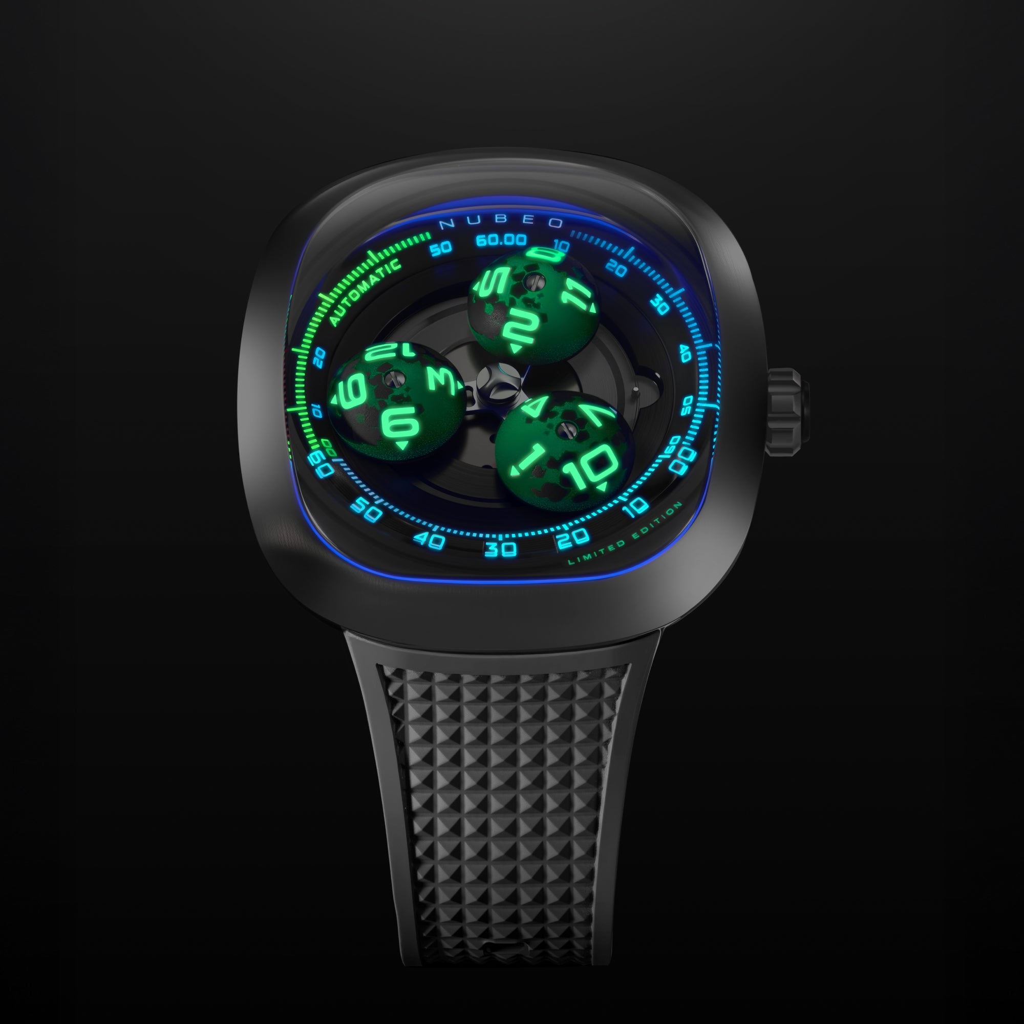 Orion White | Tri-star Orbit Automatic Limited Edition – Nubeo Watches