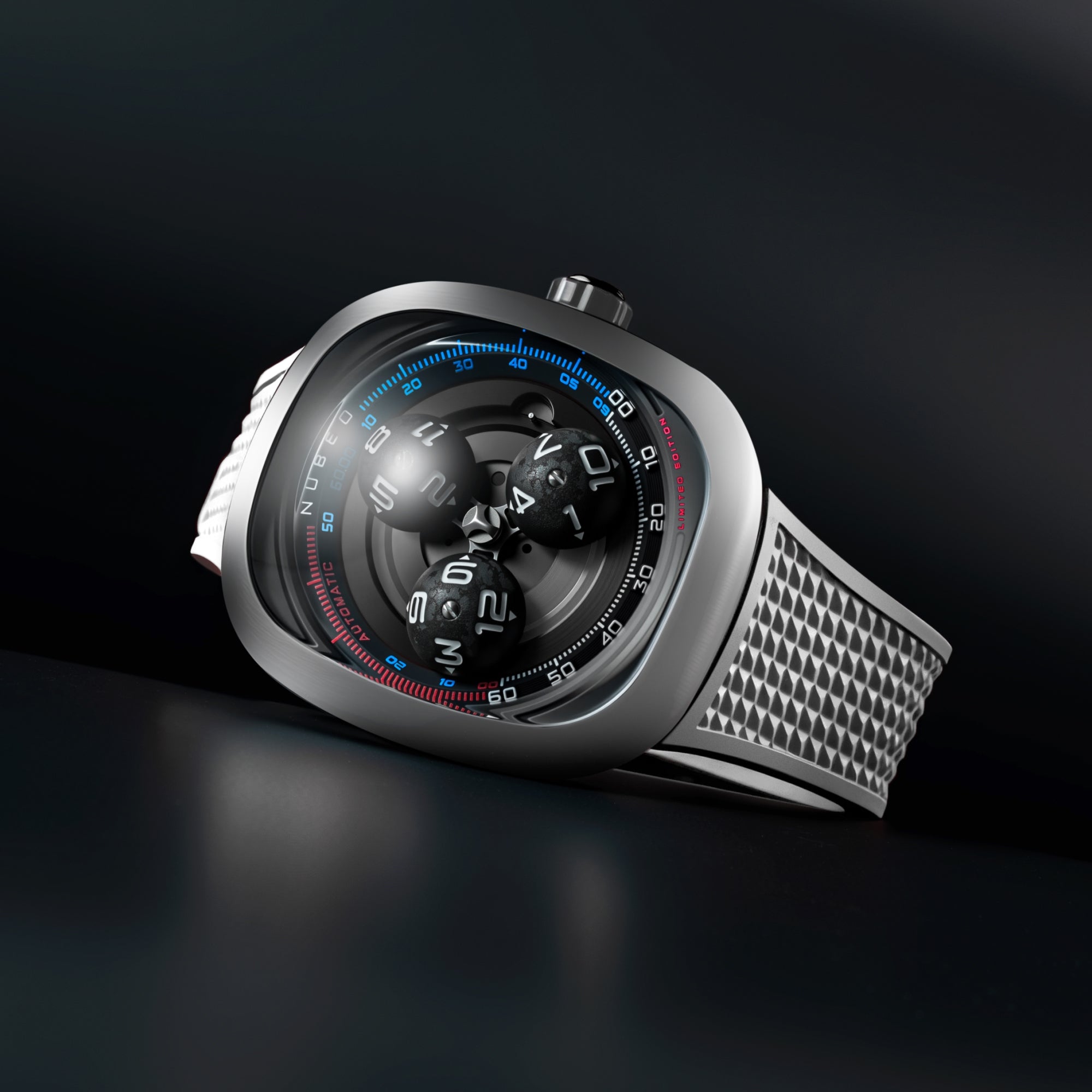 Orion White | Tri-star Orbit Automatic Limited Edition – Nubeo Watches