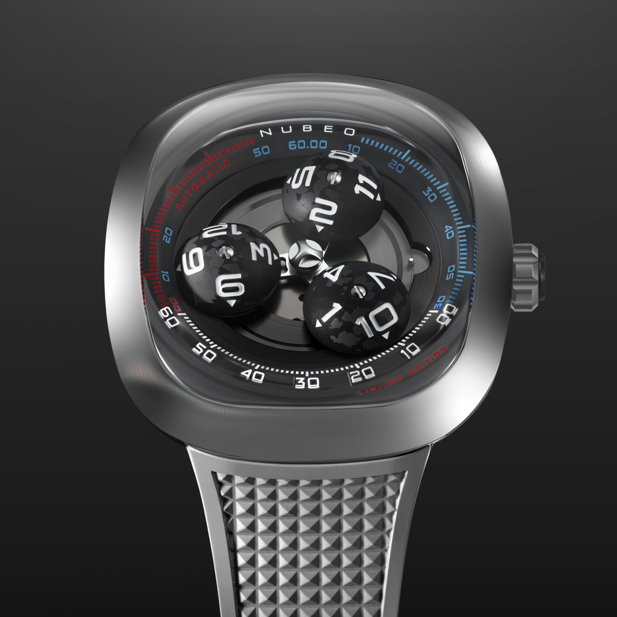 Orion White | Tri-star Orbit Automatic Limited Edition – Nubeo Watches