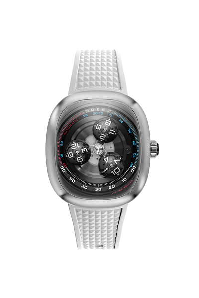 Orion White | Tri-star Orbit Automatic Limited Edition – Nubeo Watches