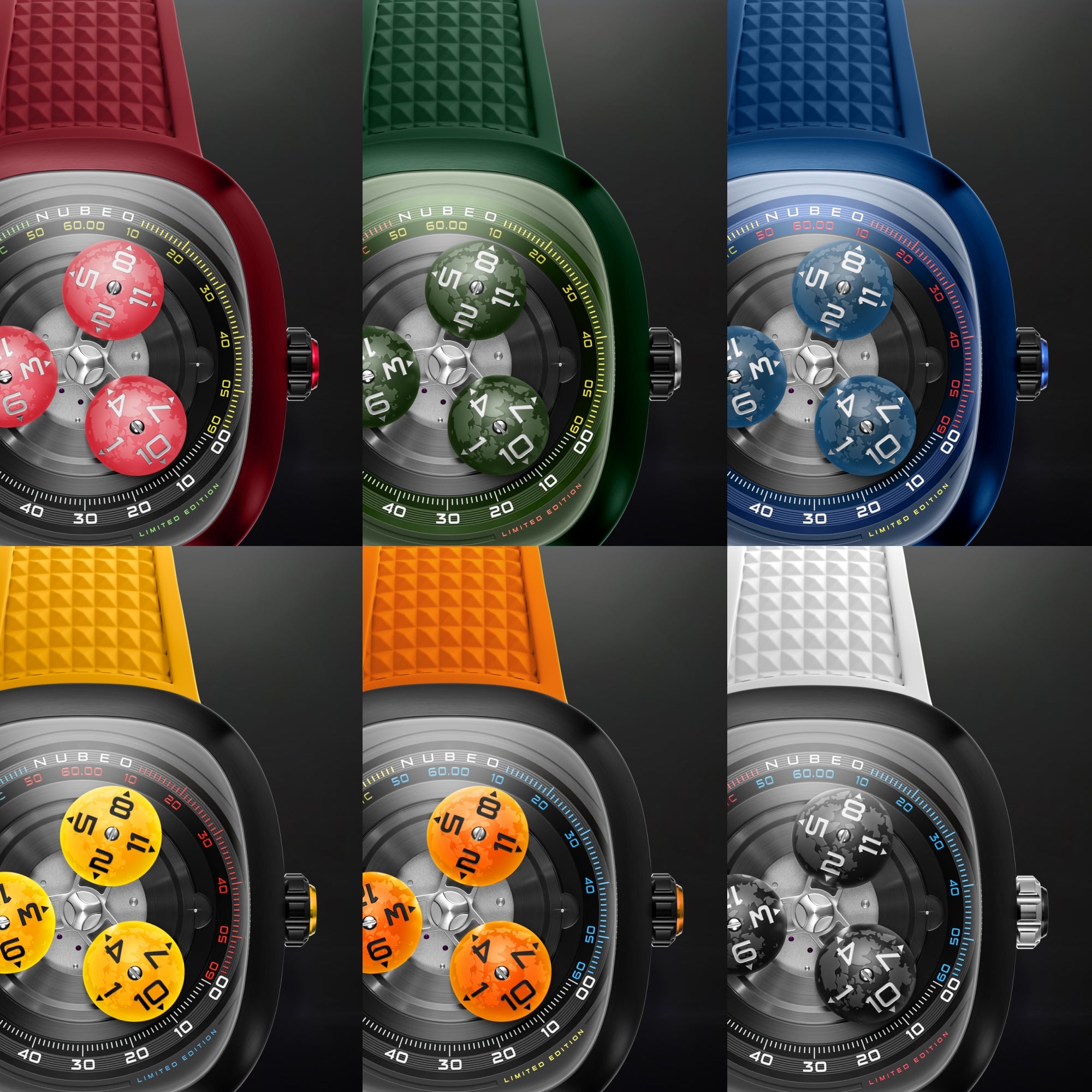 Cosmic Tangerine | Tri-star Orbit Automatic Limited Edition