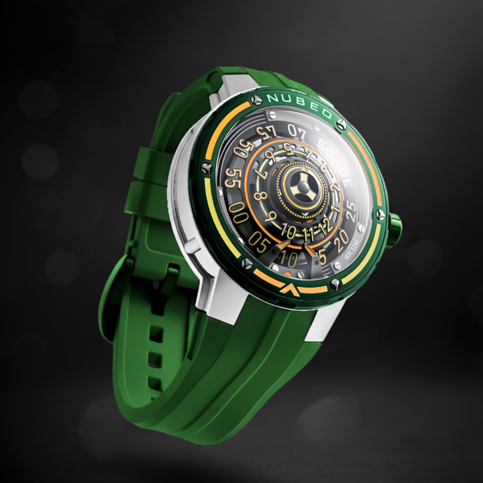 Asteroid Green | Orbiter Automatic Limited Edition – Nubeo Watches