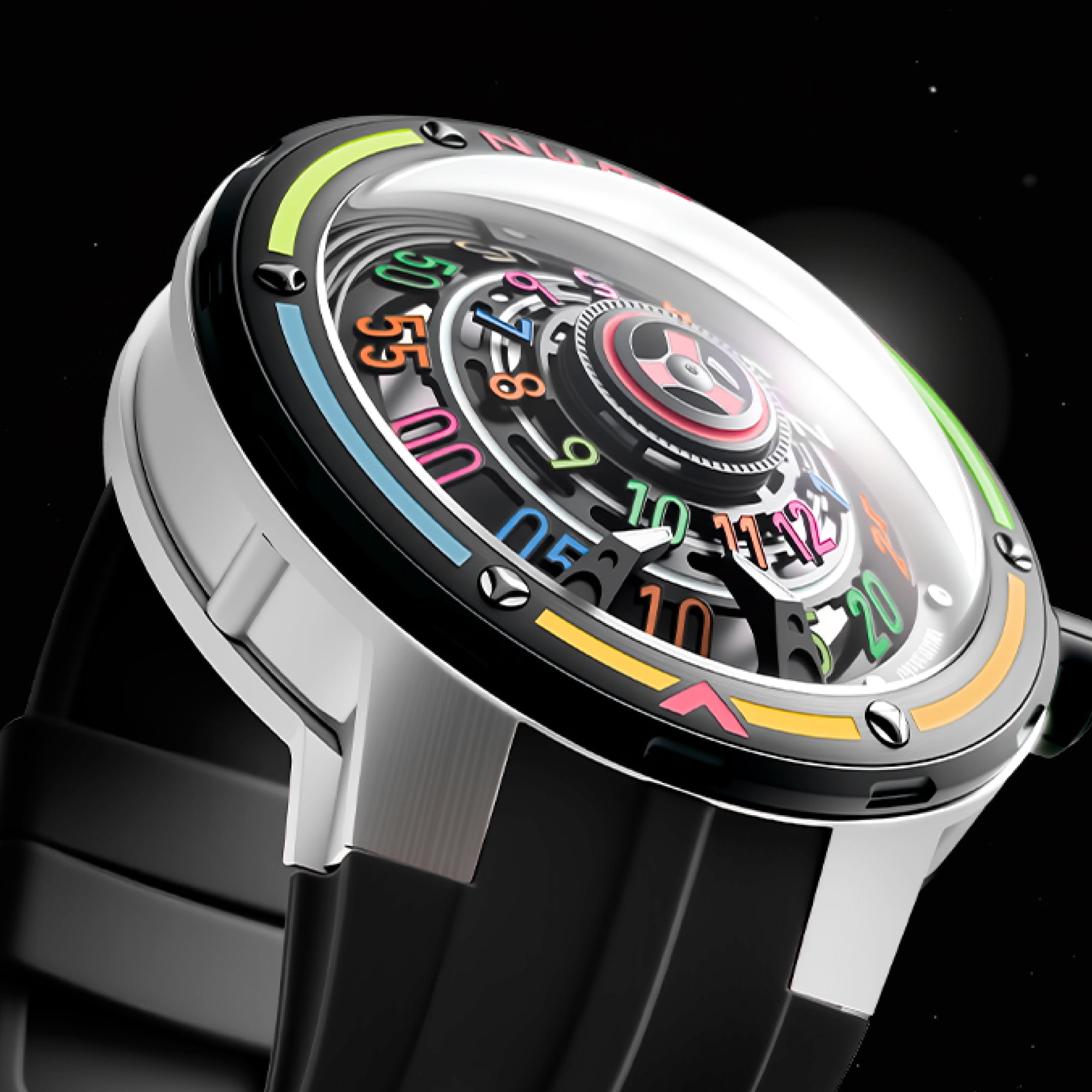 Celestial Abyss | Orbiter Automatic Limited Edition – Nubeo Watches