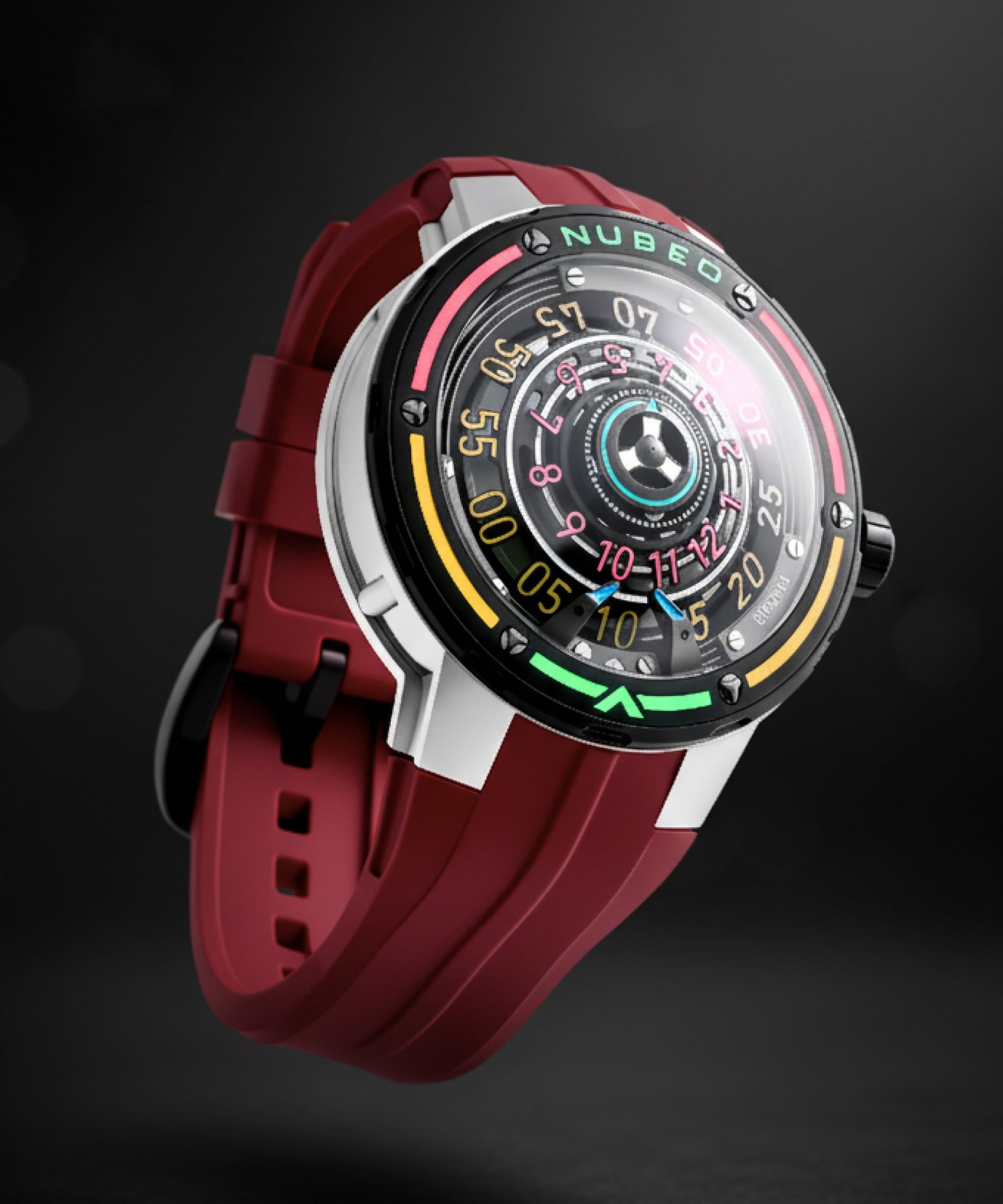 Rocket Red | Orbiter Automatic Limited Edition – Nubeo Watches