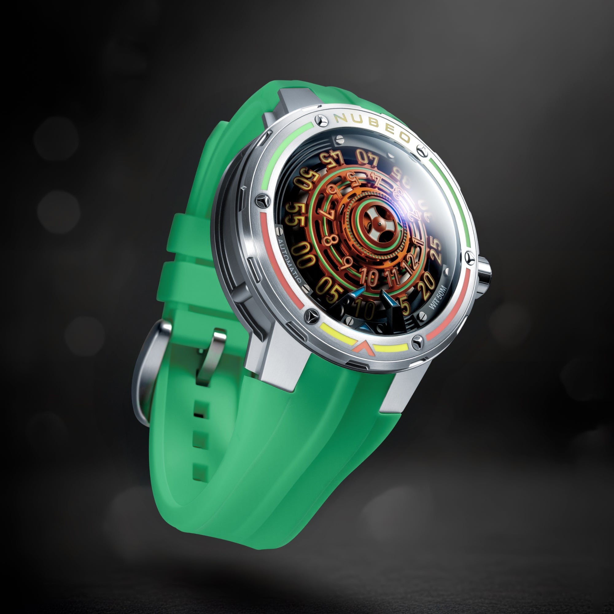 Cosmic Moss | Orbiter Automatic Limited Edition – Nubeo Watches