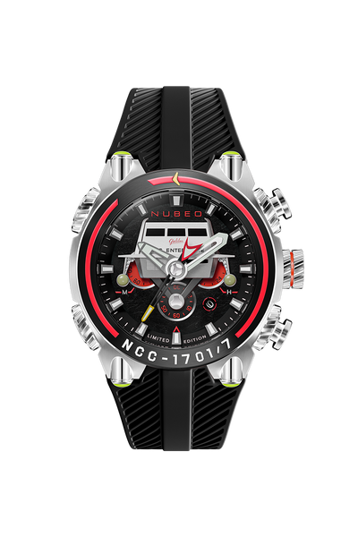 Starship Black | Deimos Chronograph Star Trek Galileo Limited