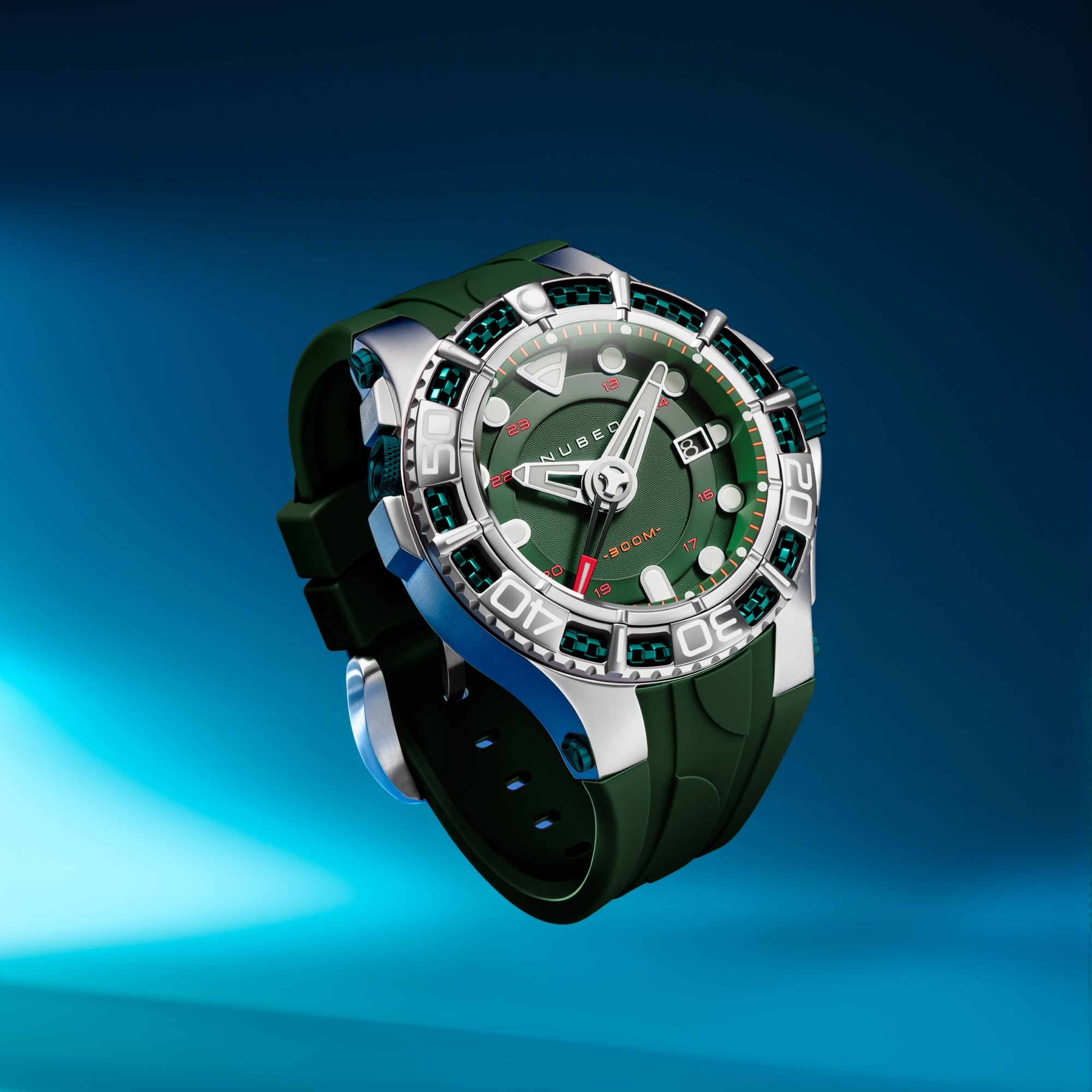 Coral Green | Manta Automatic Limited Edition – Nubeo Watches