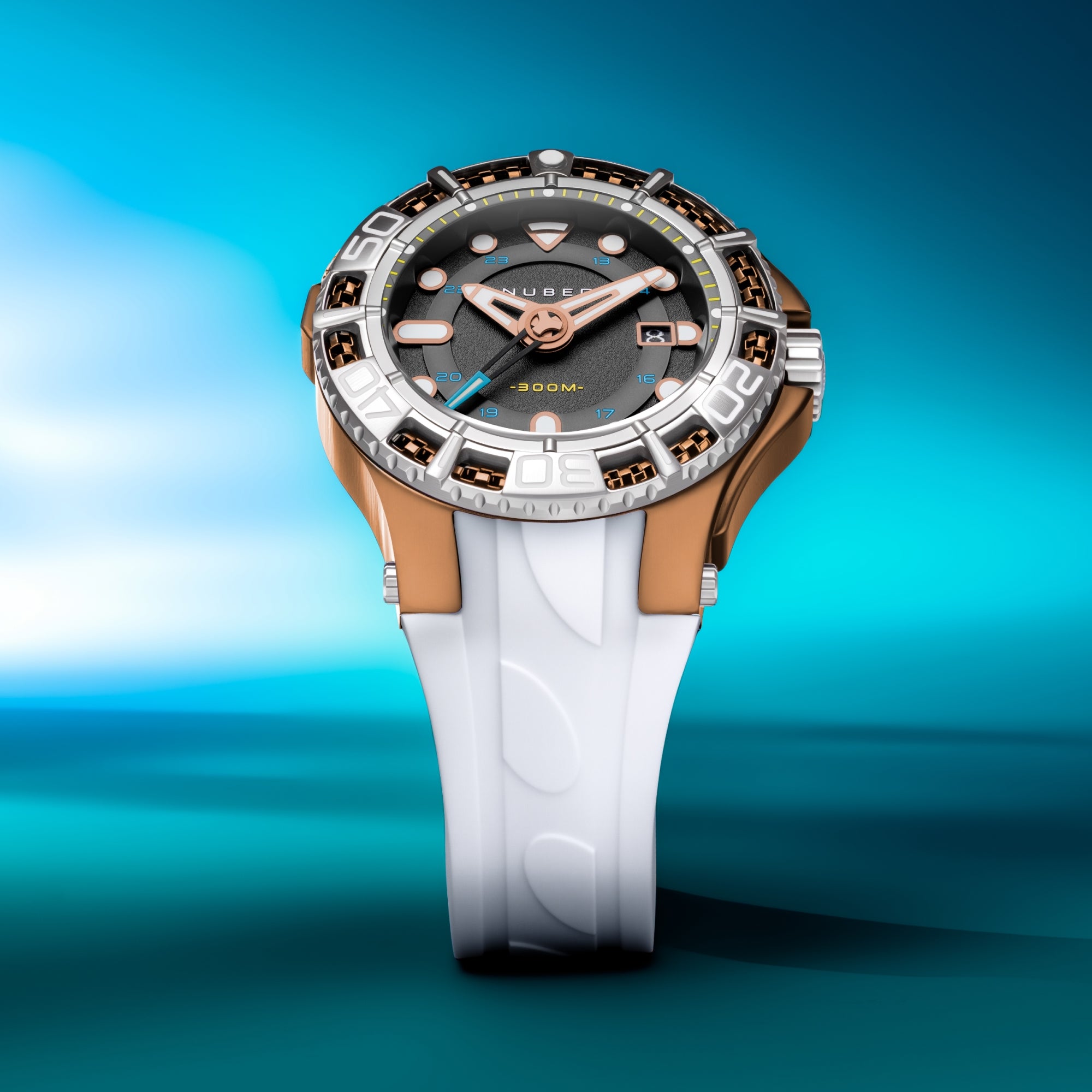 Ocean Fog | Manta Automatic Limited Edition – Nubeo Watches