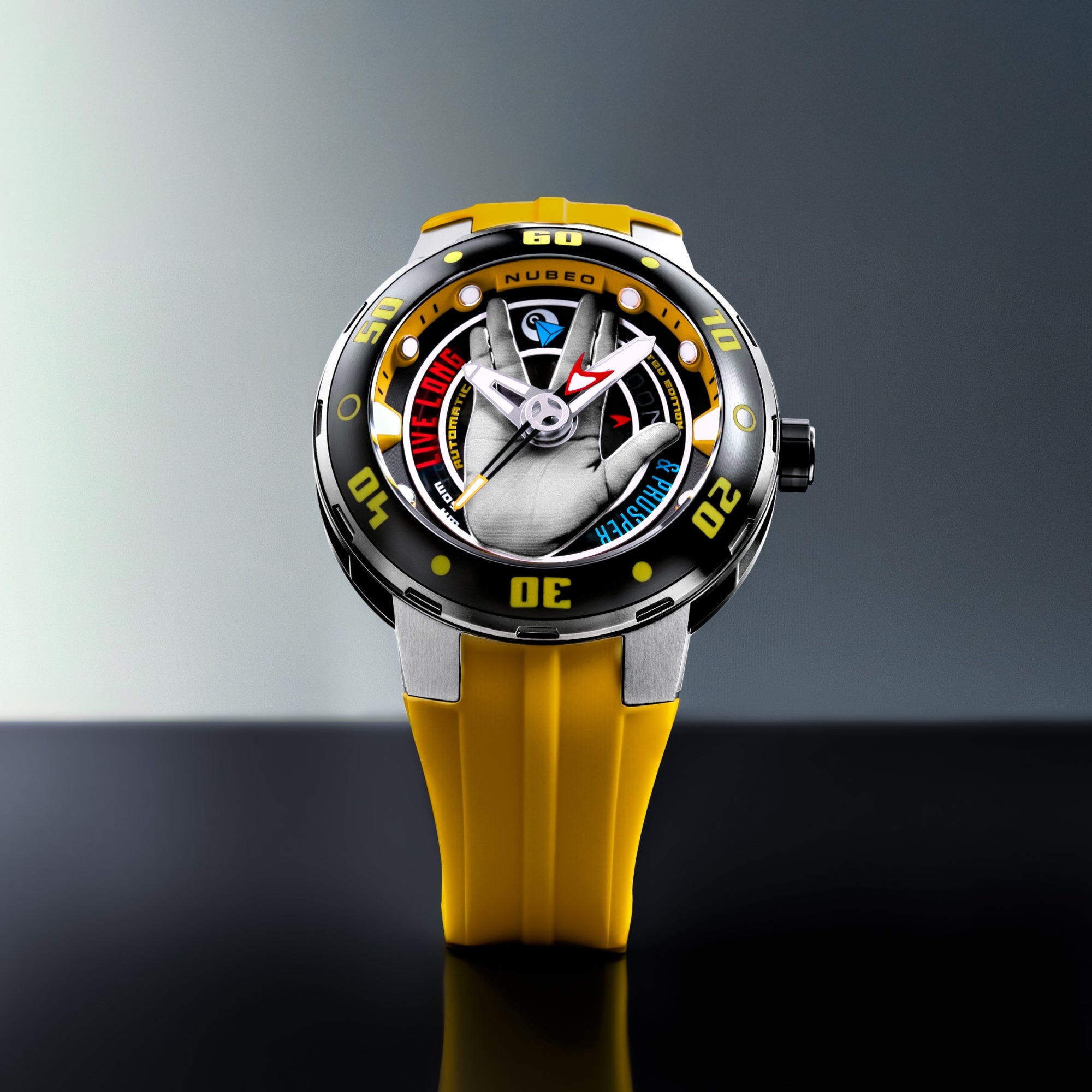 Vulcan Yellow | Mariner Automatic Star Trek Live Long & Prosper