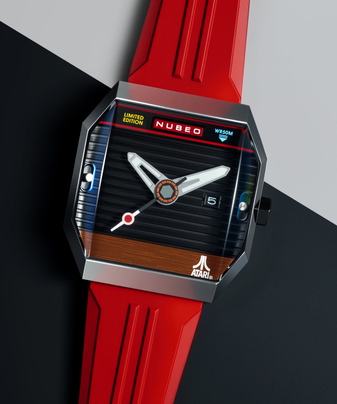 Radiant Ruby | Console Automatic Atari 2600 Limited Edition – Nubeo Watches