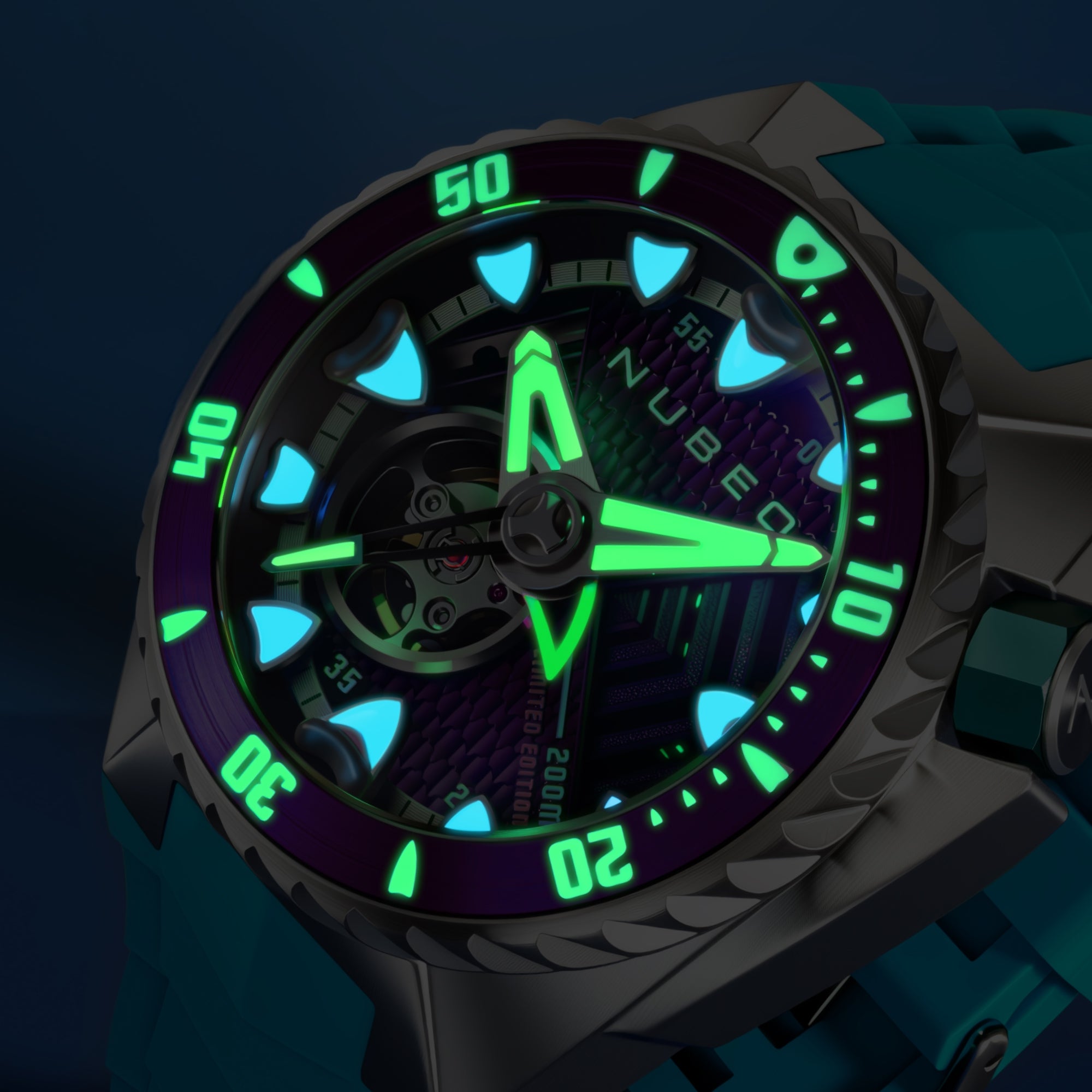 Mystic Tooth | Megalodon Automatic Limited Edition – Nubeo Watches