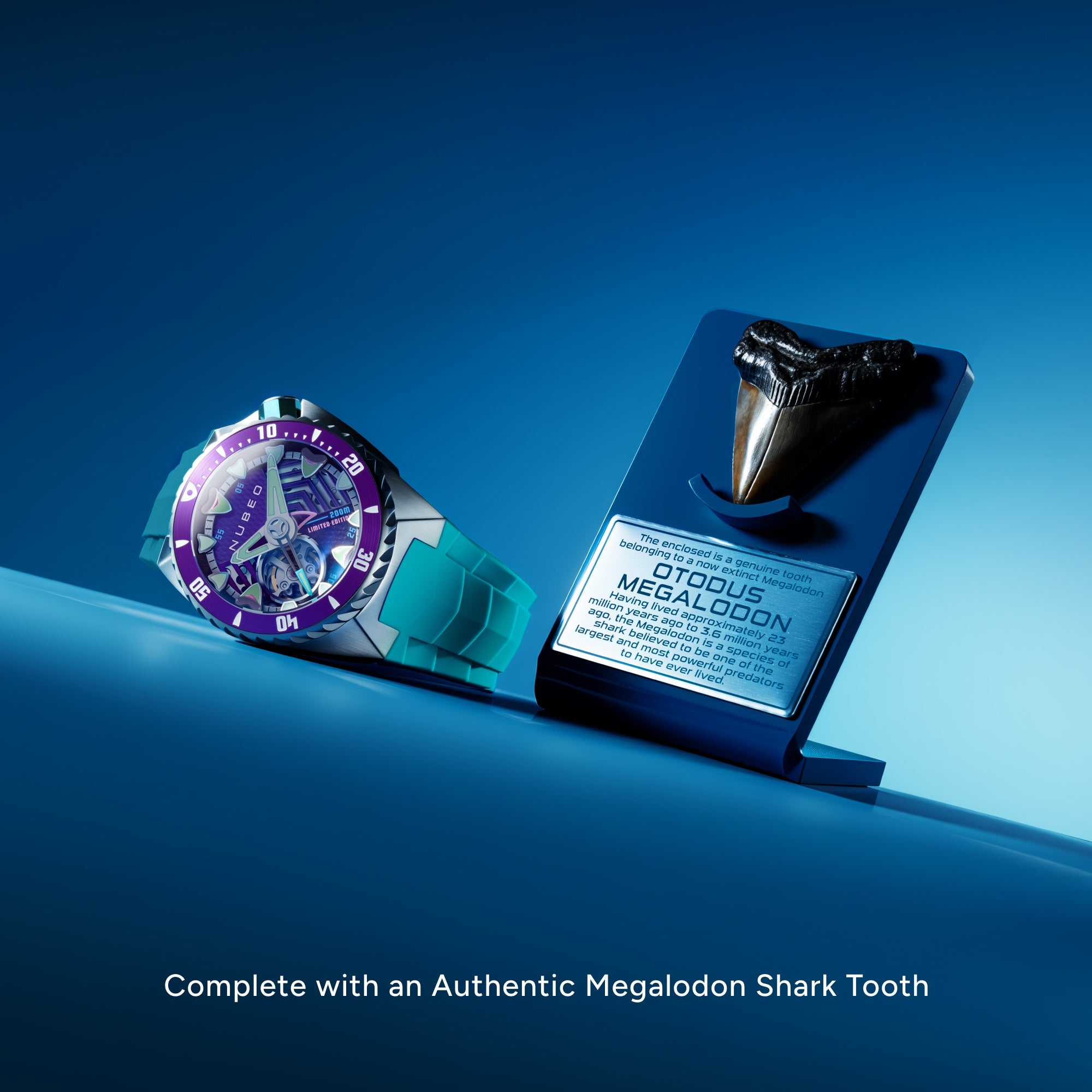 Mystic Tooth | Megalodon Automatic Limited Edition – Nubeo Watches